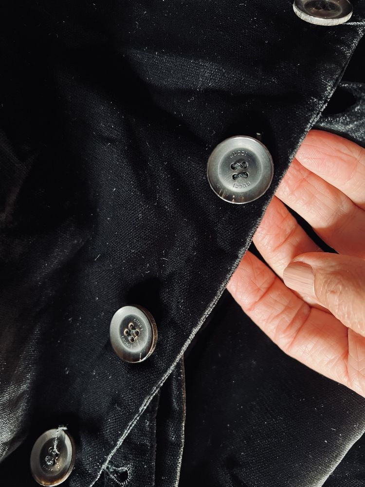 Gucci Vintage Tom Ford Velour Blazer