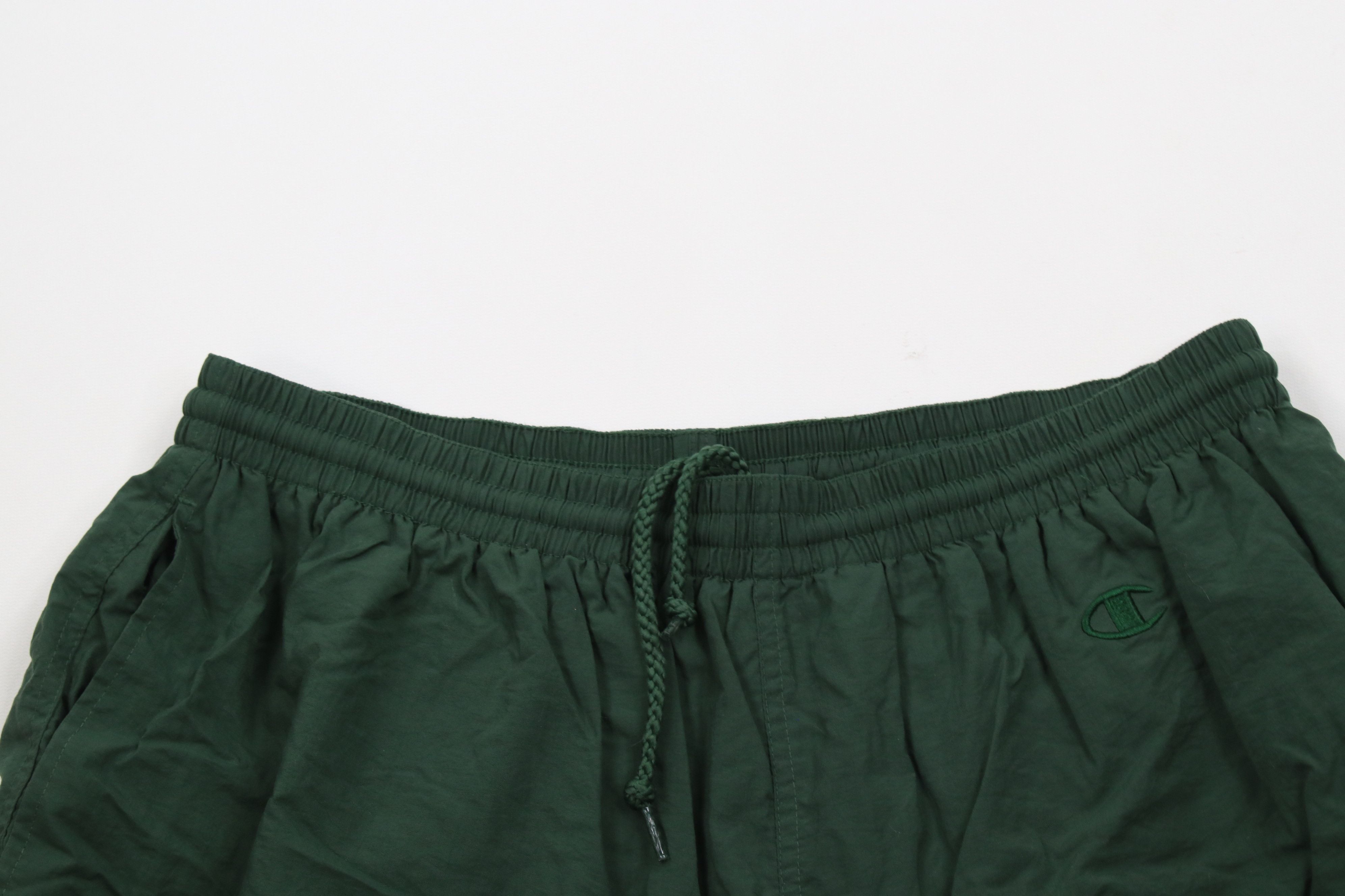 Champion × Vintage Vintage 90s Champion Lined Above Knee Shorts Baggies Green Size US 38 / EU 54 - 2 Thumbnail