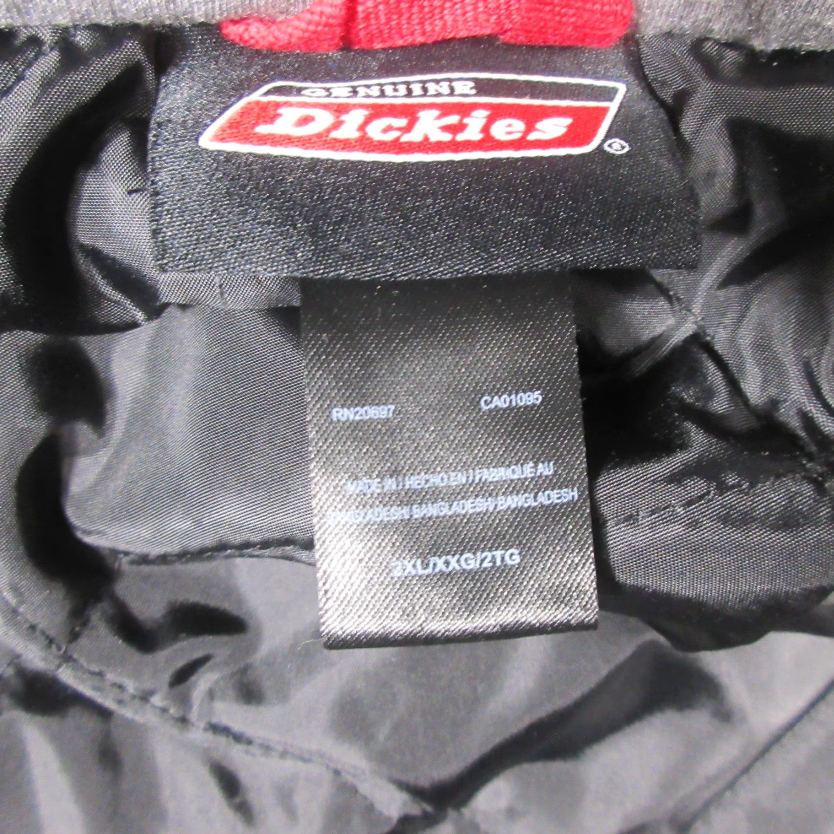 Dickies Dickies Jacket Mens 2XL Hooded Canvas Insulated Work Coat Brown Zip Snap Full Zip Pockets Size US XXL / EU 58 / 5 - 3 Thumbnail