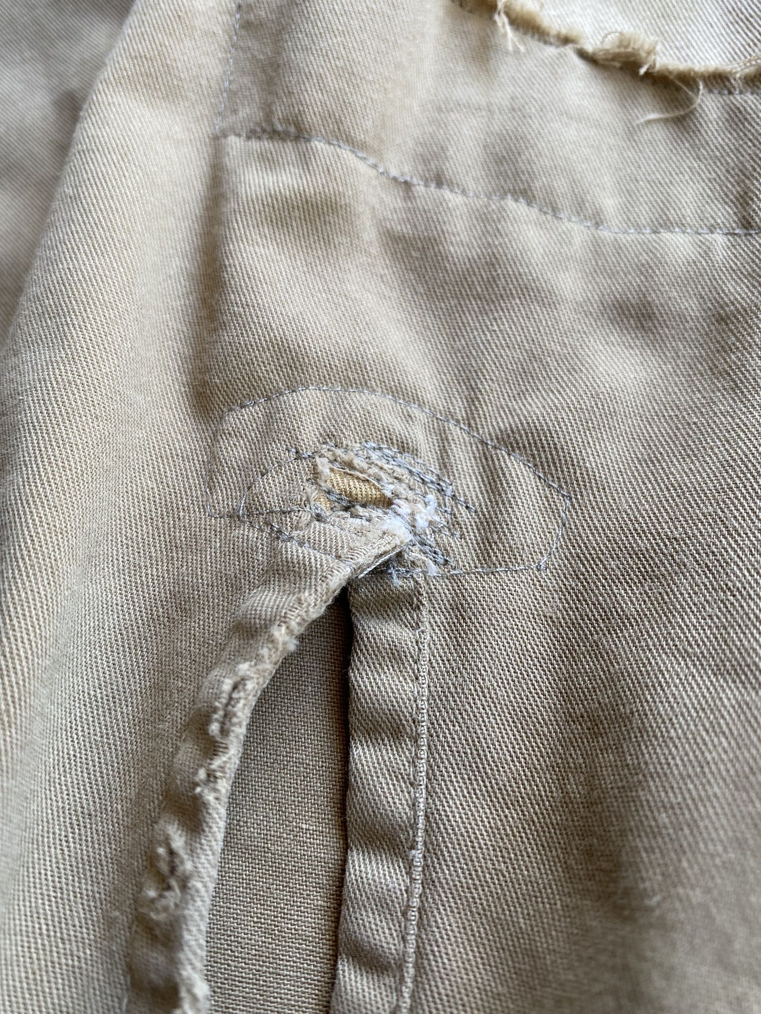 Kapital Repair Work Shirt - Khaki Twill Size US M / EU 48-50 / 2 - 21 Thumbnail