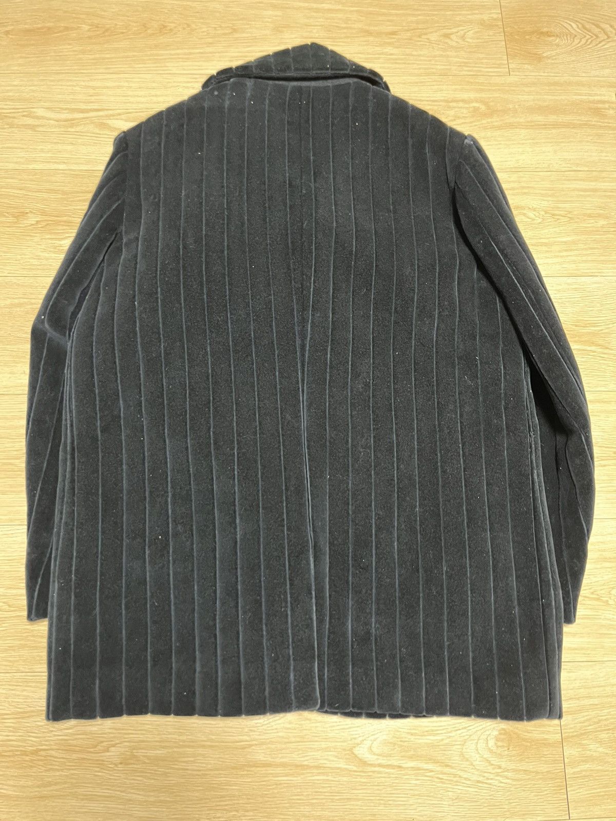 Raf Simons 52 Raf Simons boxy Short Velvet oversized caban coat jacket Size US L / EU 52-54 / 3 - 5 Thumbnail
