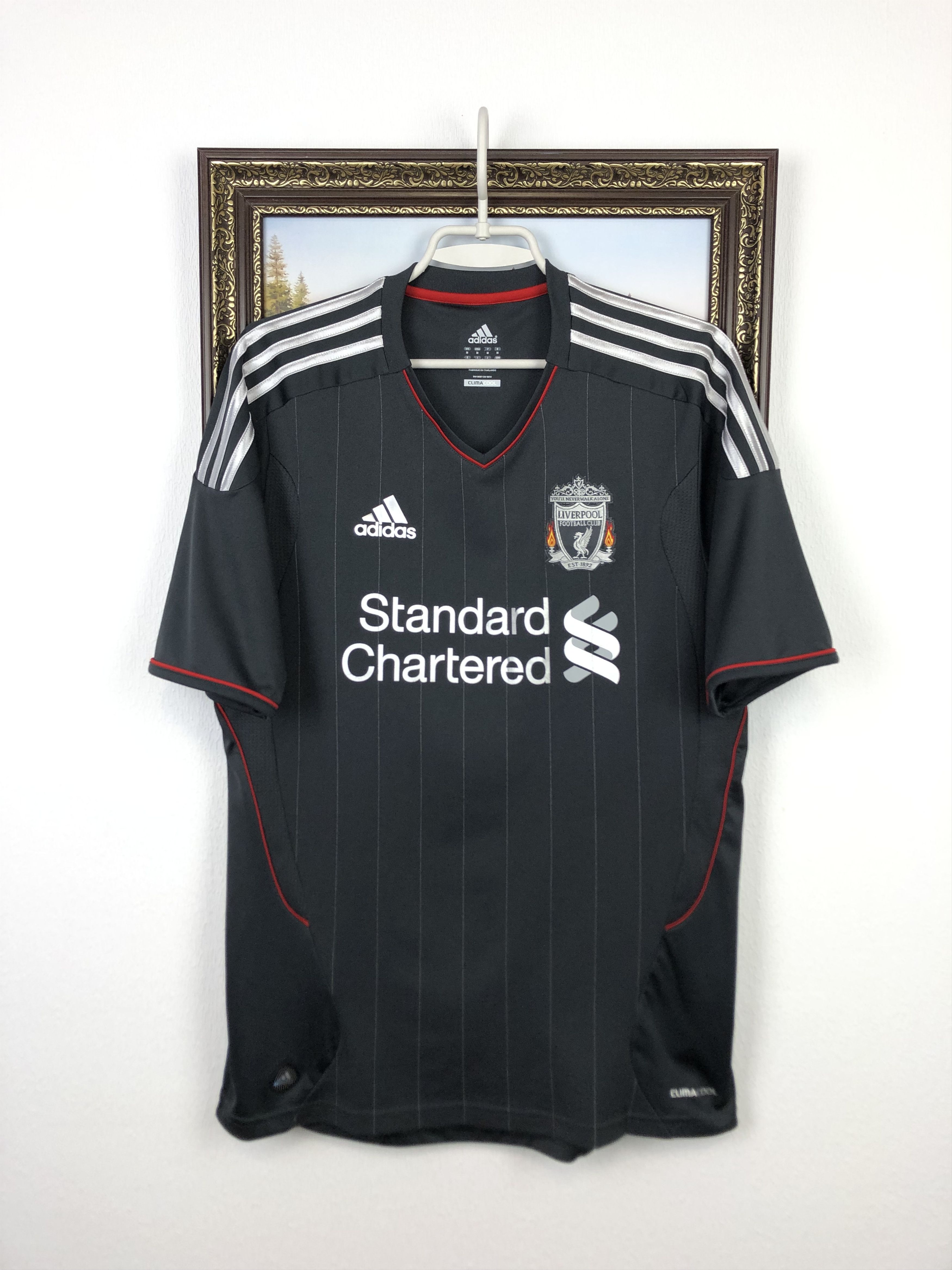 Liverpool football shirt 2011 Soccer Adidas Jersey Tee Hype