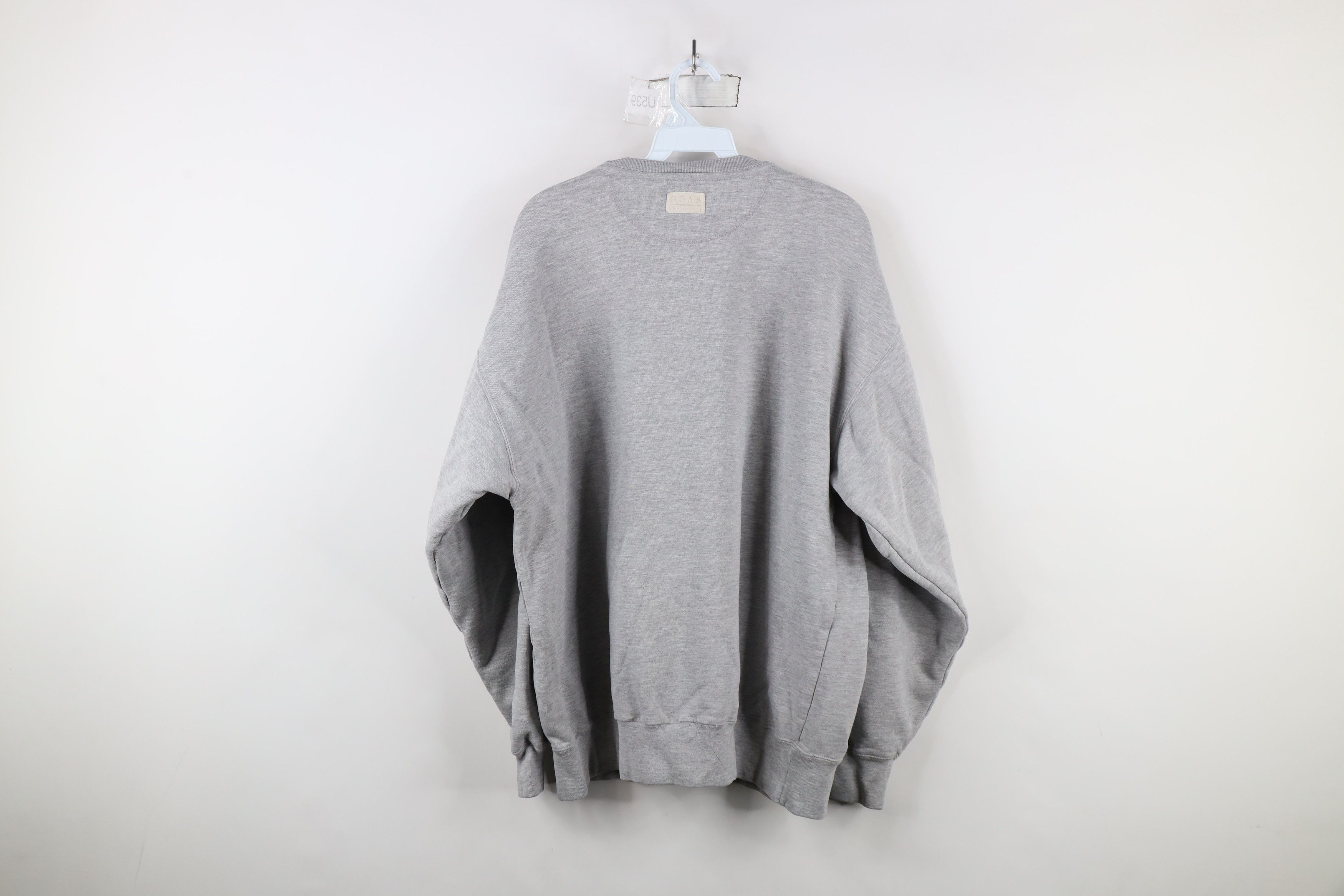 Vintage Vintage 90s Notre Dame University Crewneck Sweatshirt Gray Size US XL / EU 56 / 4 - 8 Thumbnail