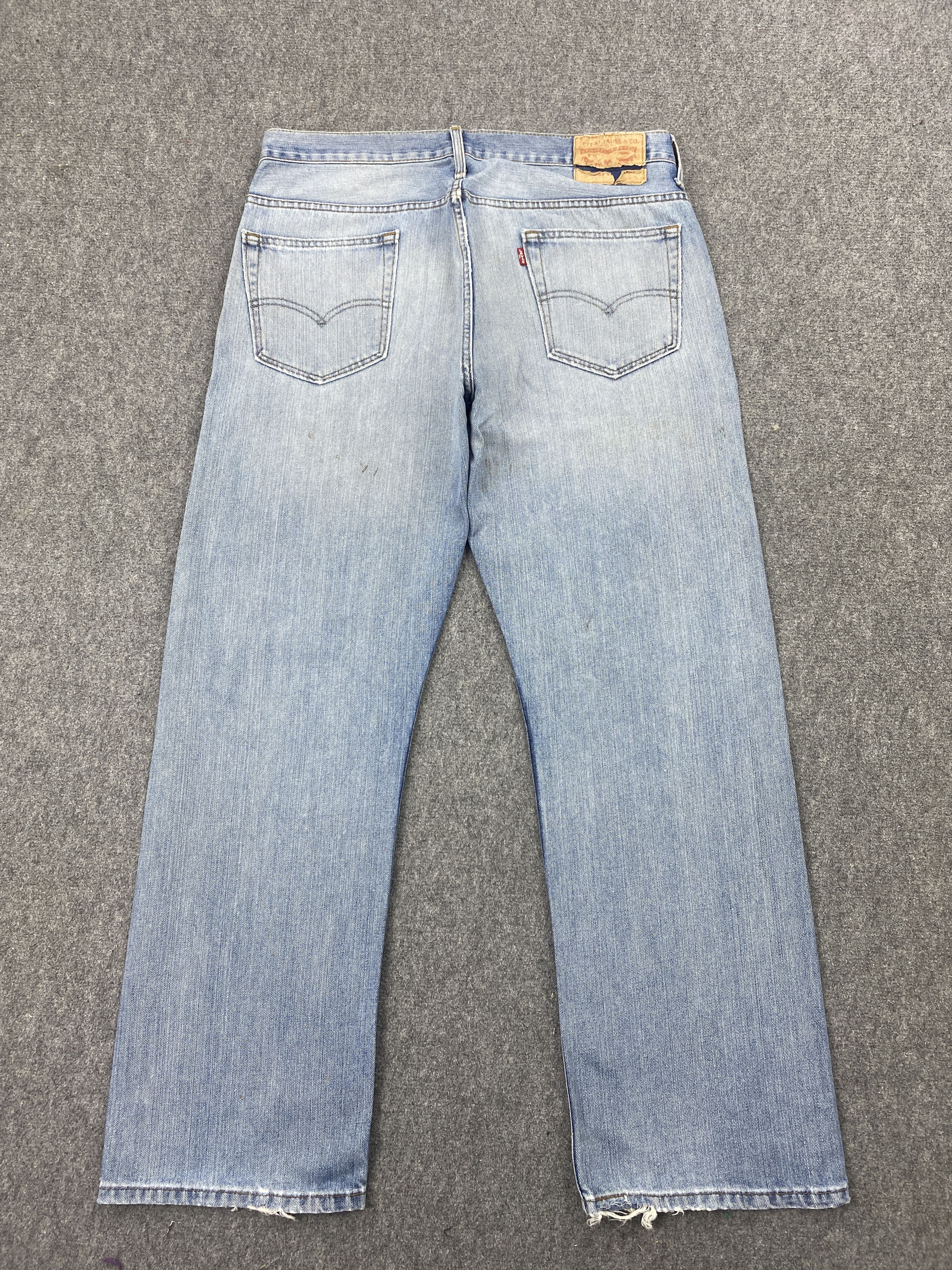 Levi's × Vintage Vintage Levis 569 Light Washed Denim Jeans Size US 34 / EU 50 - 3 Thumbnail