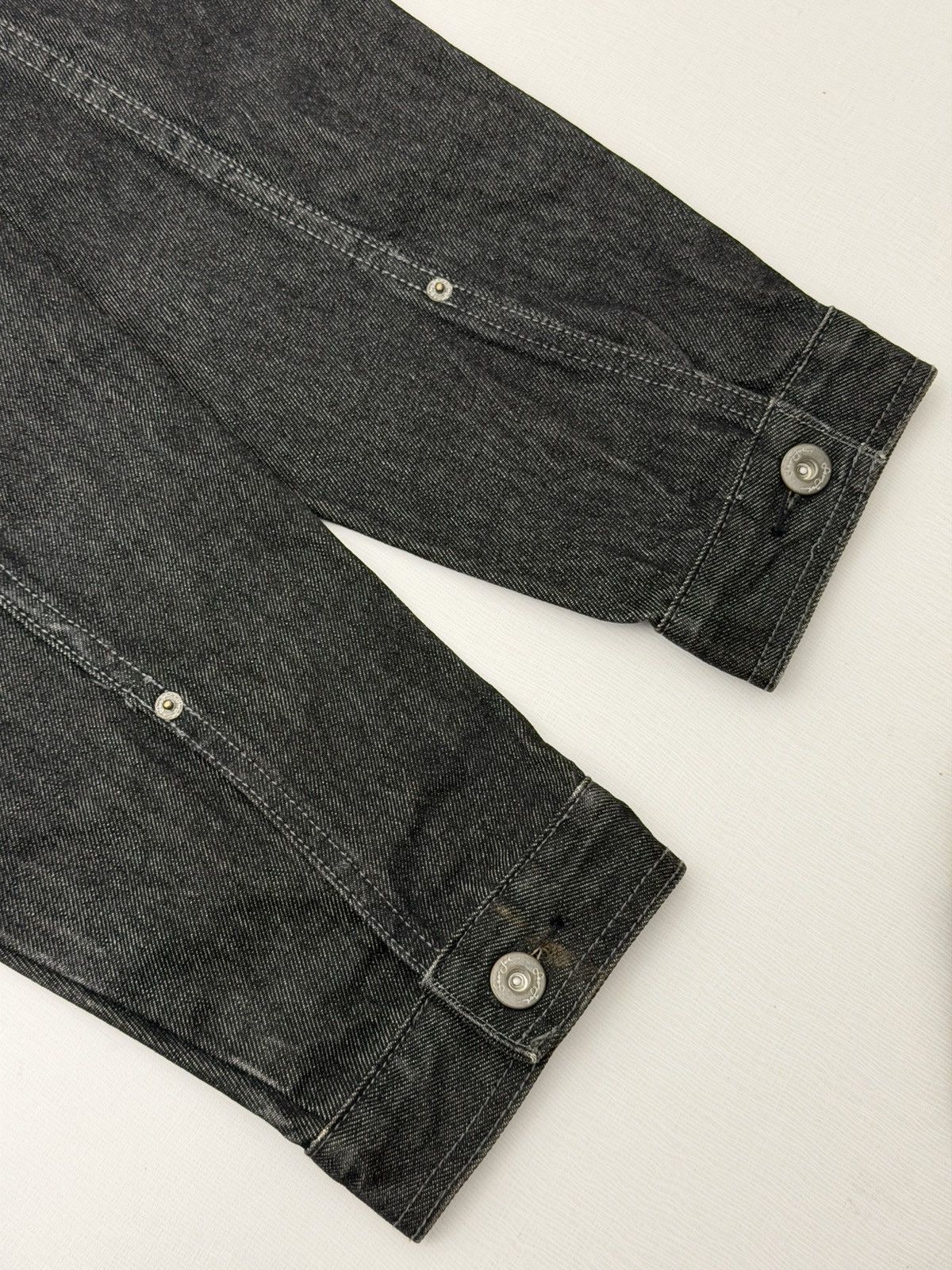 Sean John Vintage Y2K Sean John Black And Gray Denim Jean Jacket XXL Size US XXL / EU 58 / 5 - 11 Thumbnail