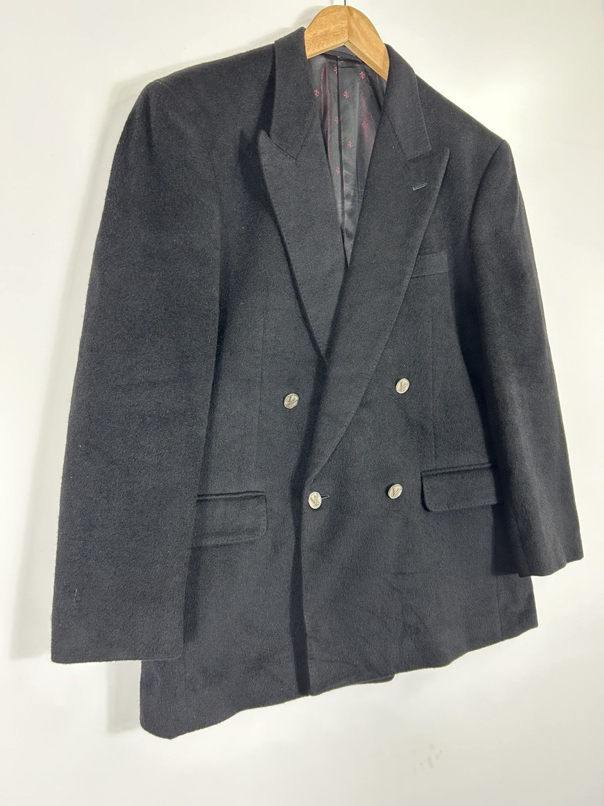 Autumn Cashmere × Japanese Brand 🔥Liberomann Cashmere Tailor Made Button LV Double Breast Size US L / EU 52-54 / 3 - 2 Thumbnail
