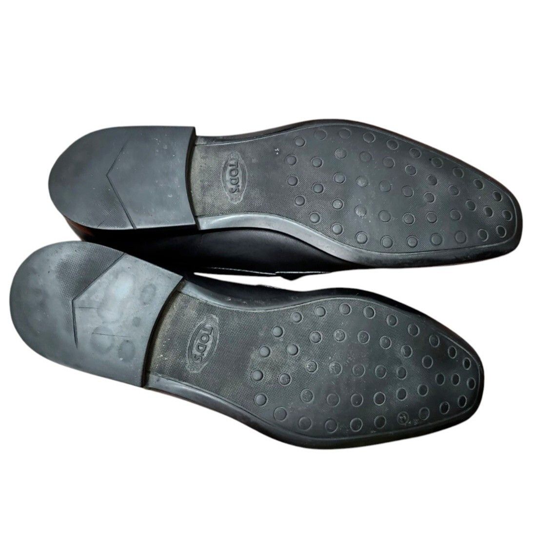 Tod's Tod's Black Leather Slip On Penny Loafers Dress Shoes Size US 10 / EU 43 - 12 Thumbnail
