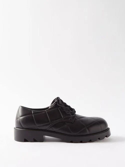 Bottega Veneta Bottega Veneta Strut Quilted Grid Derby Shoes | Grailed