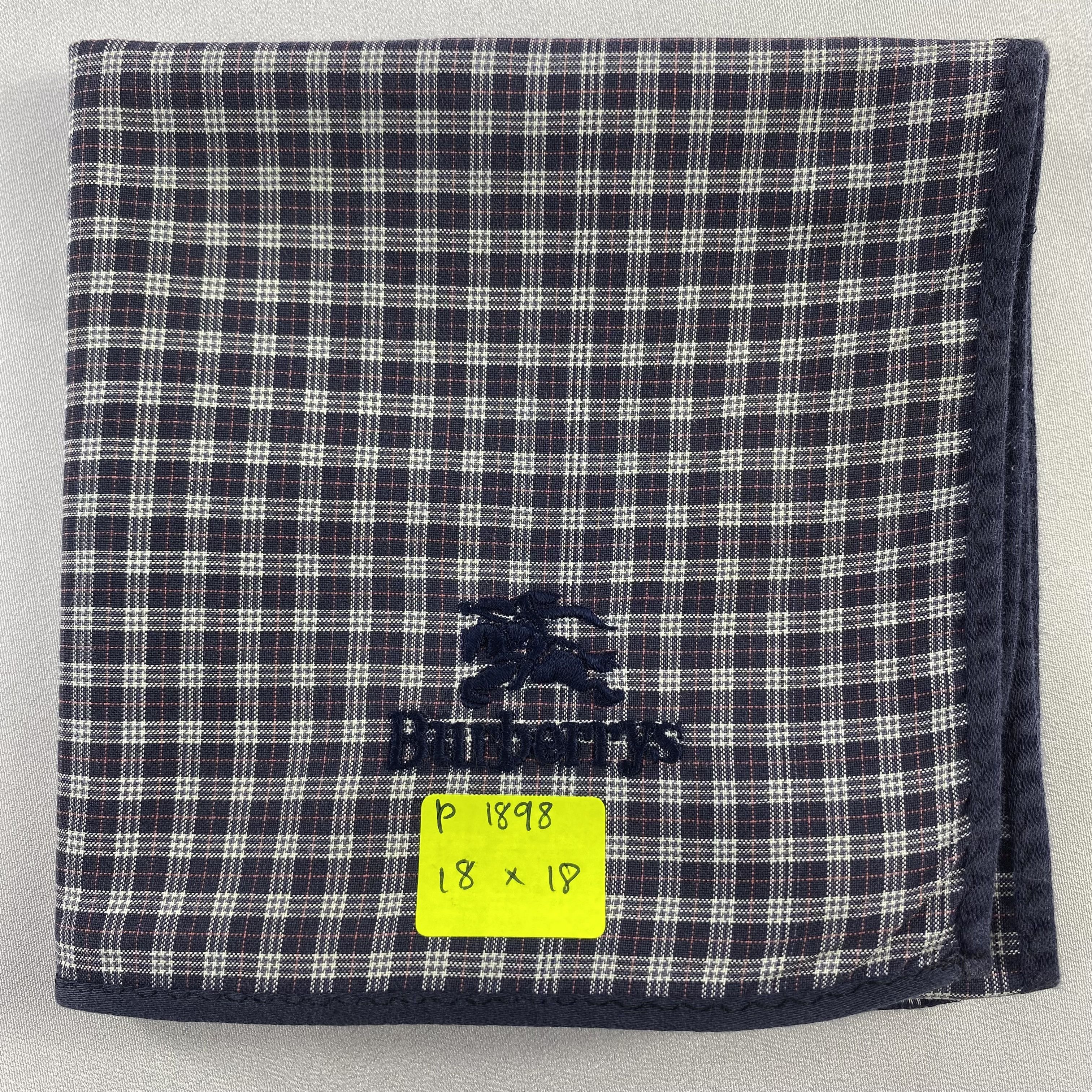 Burberry × Vintage Burberry Handkerchief / Neckerchief / Bandana-P1898 Size ONE SIZE - 5 Thumbnail