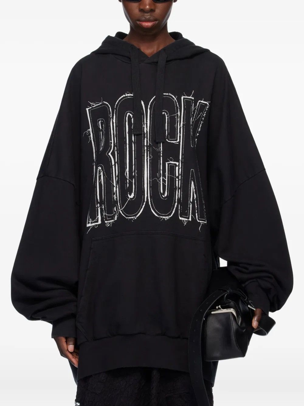 Vaquera Last Vaquera Embroidered Black Giant Hoodie Size US M / EU 48-50 / 2 - 1 Thumbnail