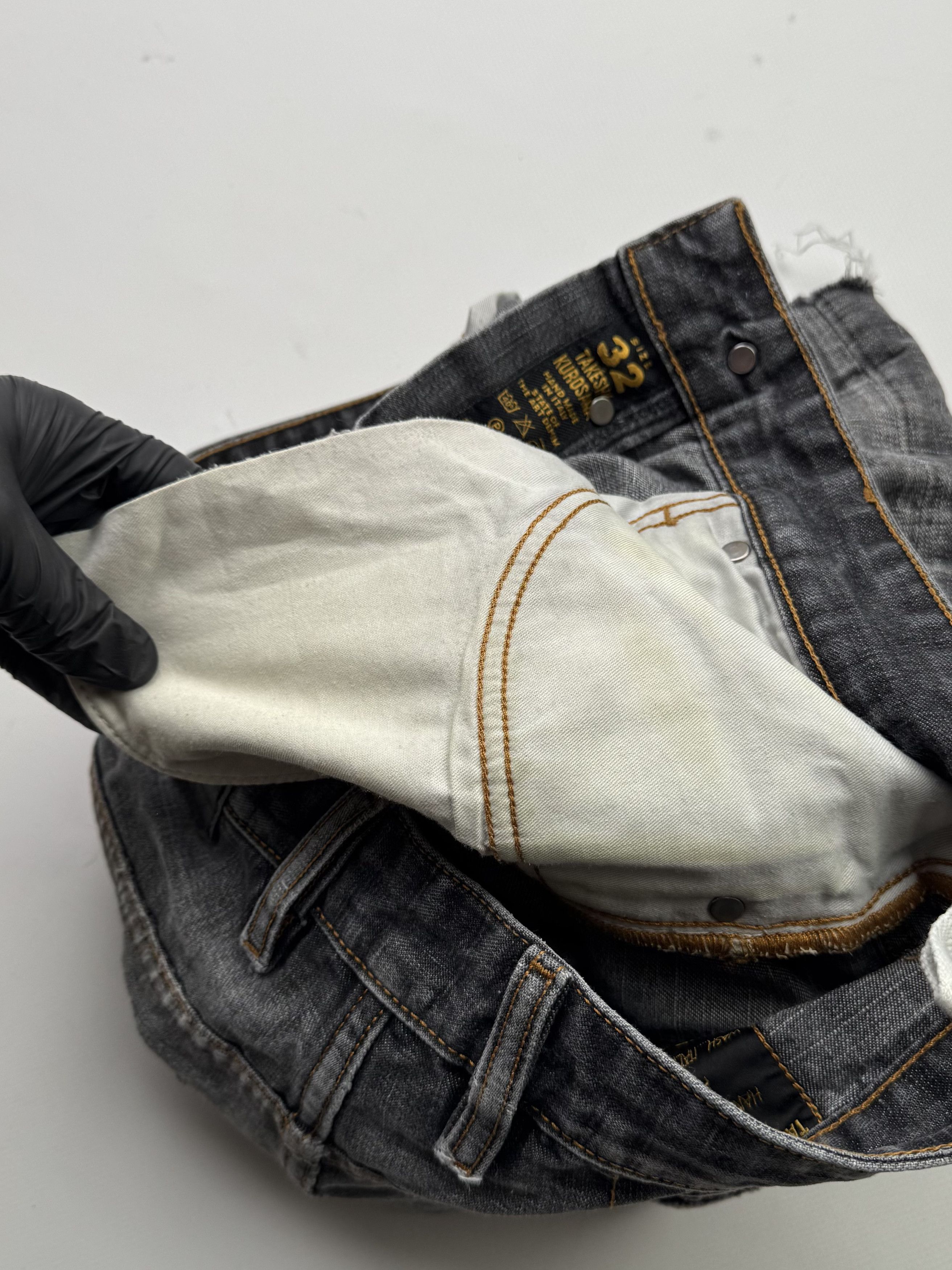 Takeshy Kurosawa Takeshy Kurosawa Vintage Distressed Shorts (145) Size US 32 / EU 48 - 10 Thumbnail