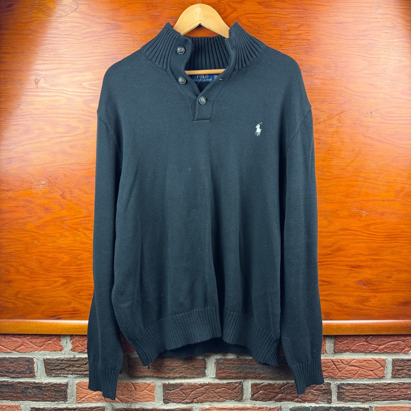 Polo Ralph Lauren Polo Ralph Lauren Henley Sweater Size XXL Size US XXL / EU 58 / 5 - 1 Thumbnail