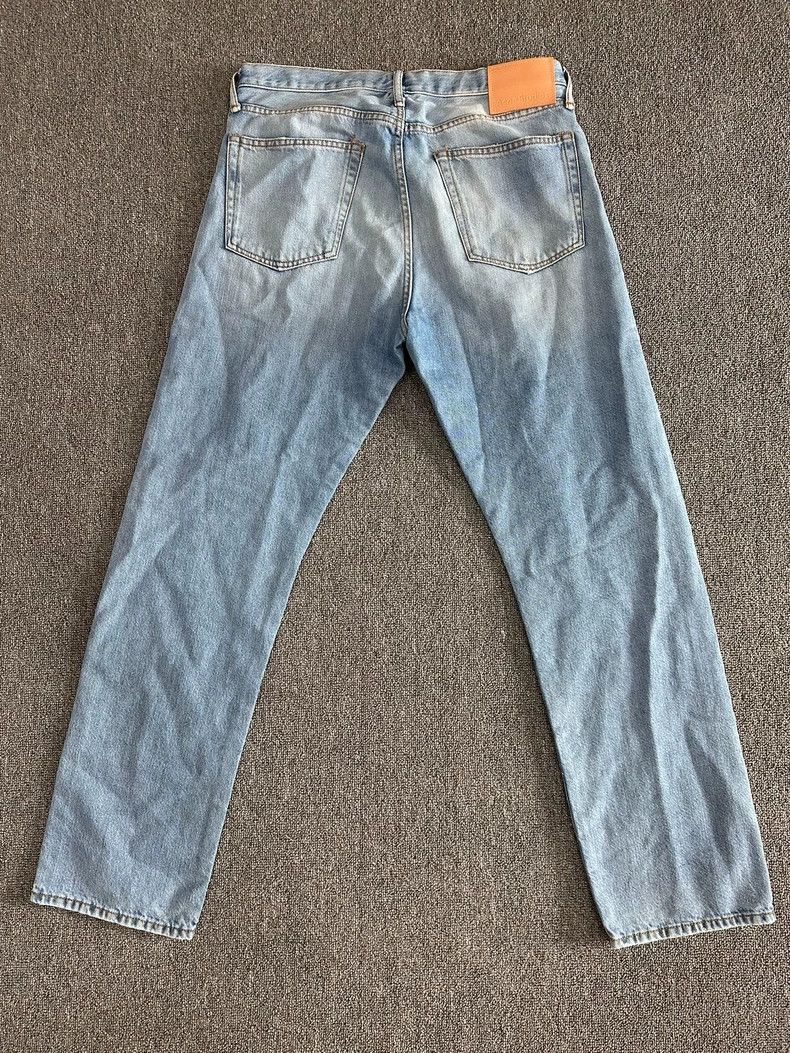 Acne Studios Acne Studios Blue straight-leg denim trousers Size US 32 / EU 48 - 2 Thumbnail