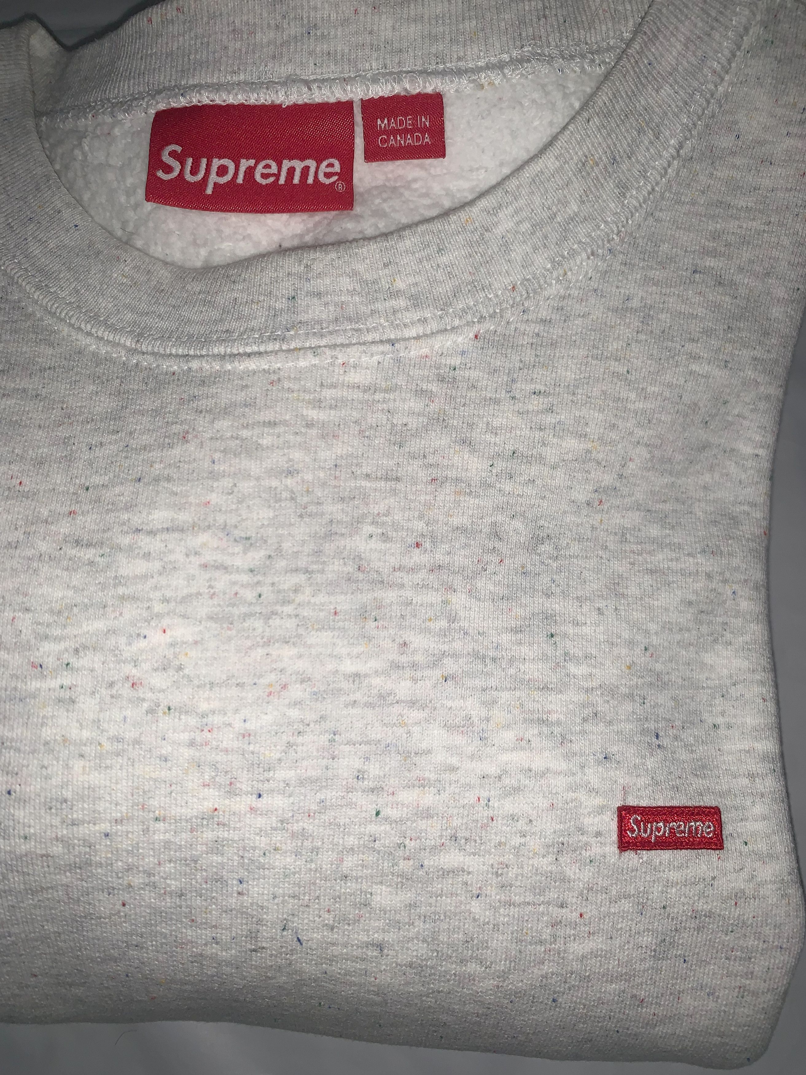 Supreme Supreme SS20 Heather Grey Multi (M) Size US M / EU 48-50 / 2 - 8 Thumbnail