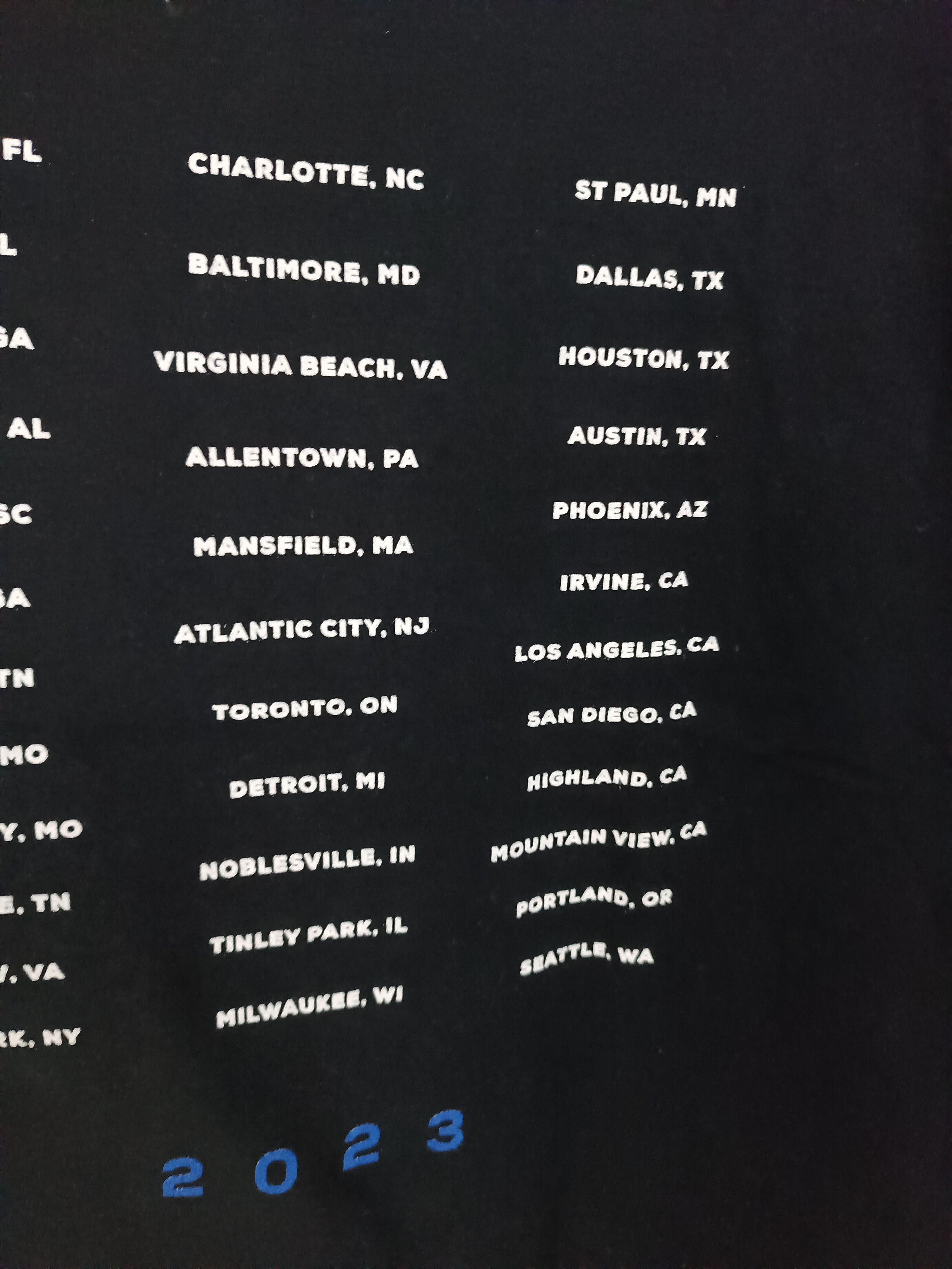 Rap Tees VINTAGE JANET JACKSON TOUR TEE mc5 timberlake nsync Size US L / EU 52-54 / 3 - 18 Thumbnail