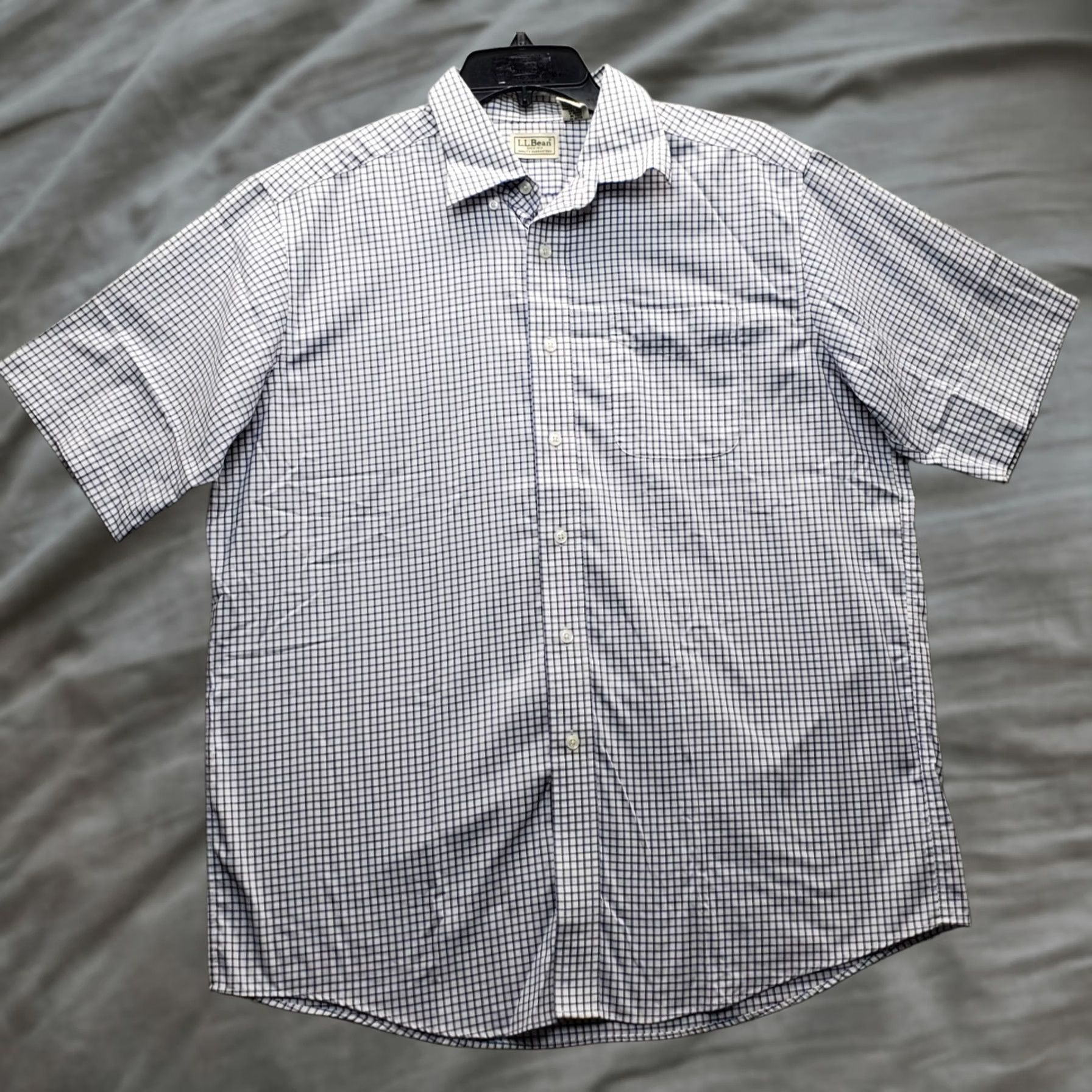 Vintage L.L. Bean Shirt Mens L Multi Checkered Wrinkle Resistant Collared Button Up Size US L / EU 52-54 / 3 - 1 Thumbnail