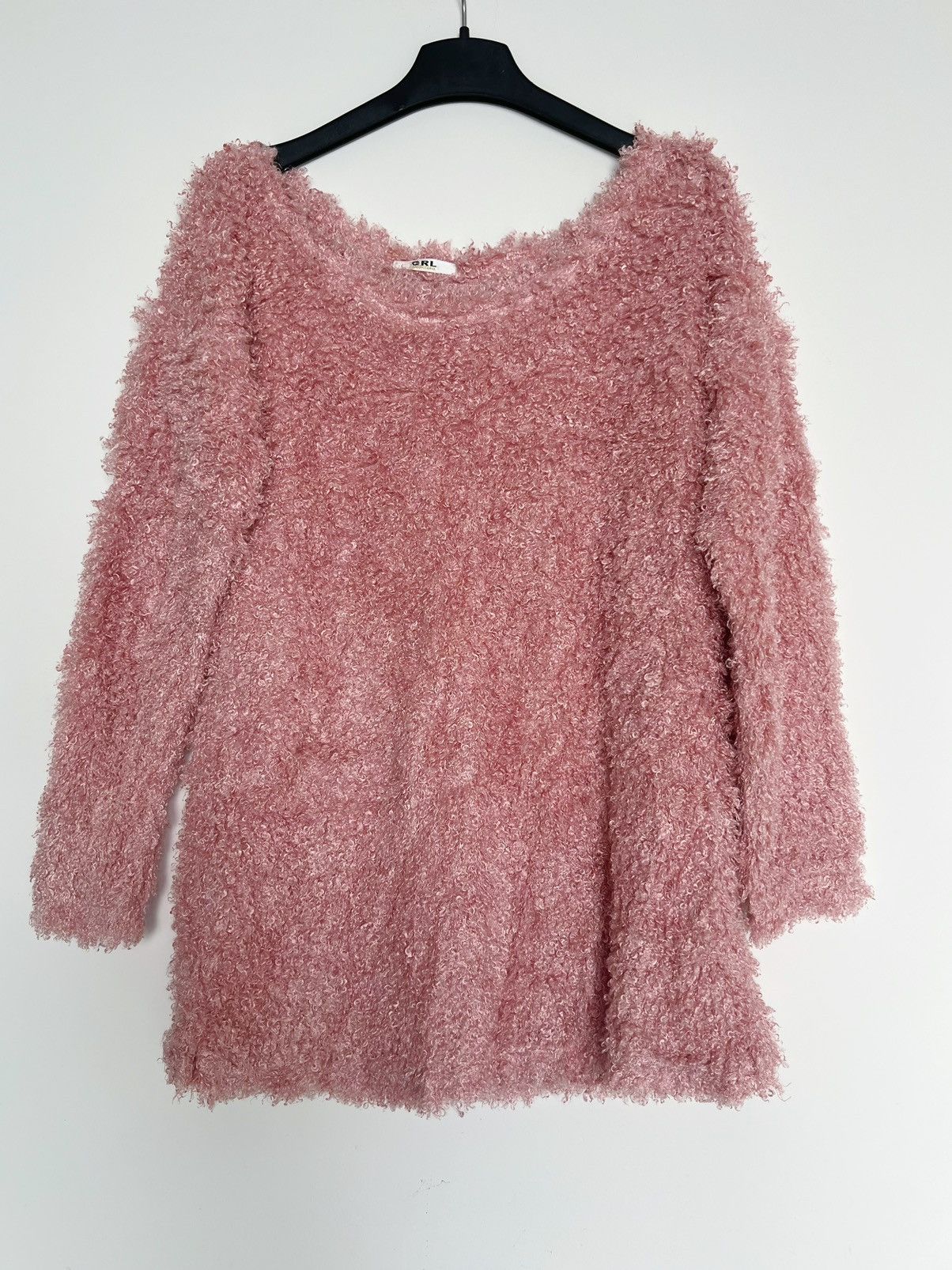 Japanese Brand GRL vintage faux fur teddy jumper 🎀💖 Size L / US 10 / IT 46 - 1 Thumbnail