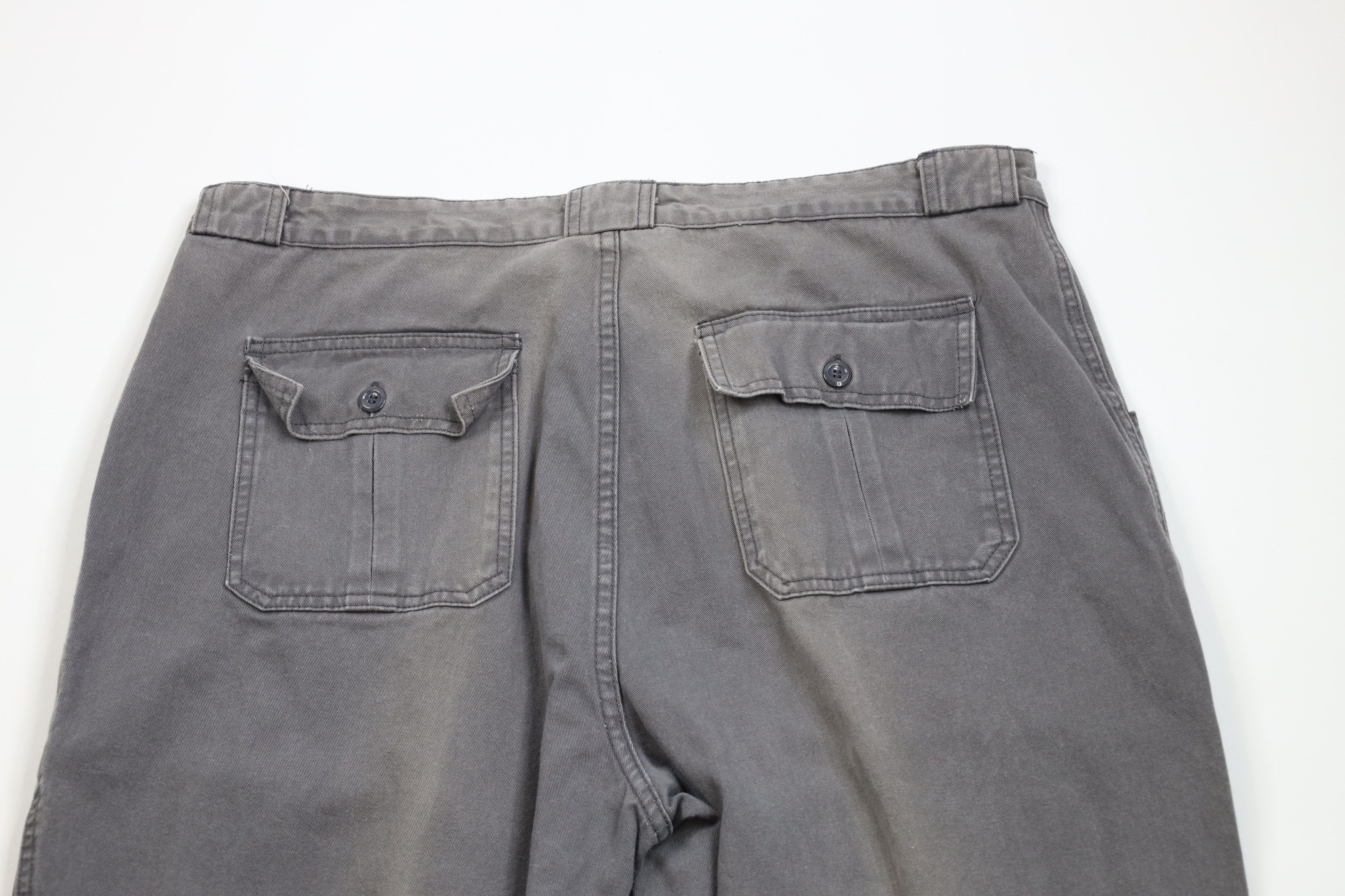 Vintage Vintage 90s Streetwear Baggy Wide Leg Cargo Pants Gray Size US 40 / EU 56 - 13 Thumbnail