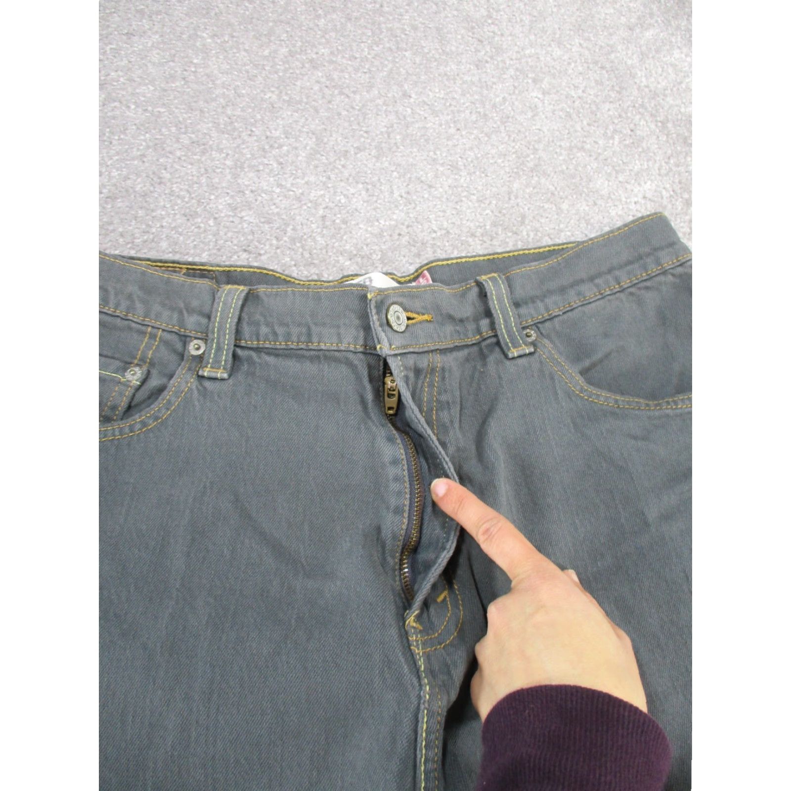 Levi's Levi's Shorts 34 Gray Denim Cut-Off 90s American Classic Womens Size 24" / US 00 / IT 34 - 2 Thumbnail