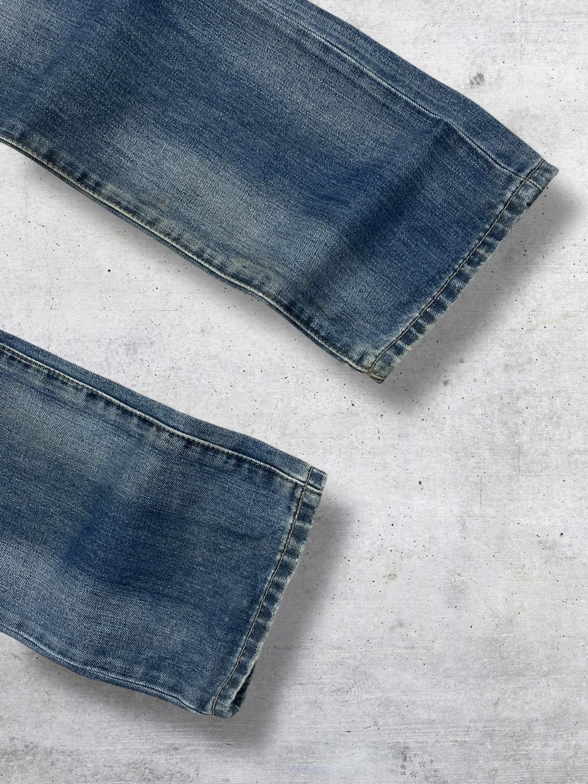 Japanese Brand VINTAGE 1990S DESIGNER SAMUEL&KEVIN DISTRESSEE RIPPED DENIM Size US 31 - 3 Thumbnail