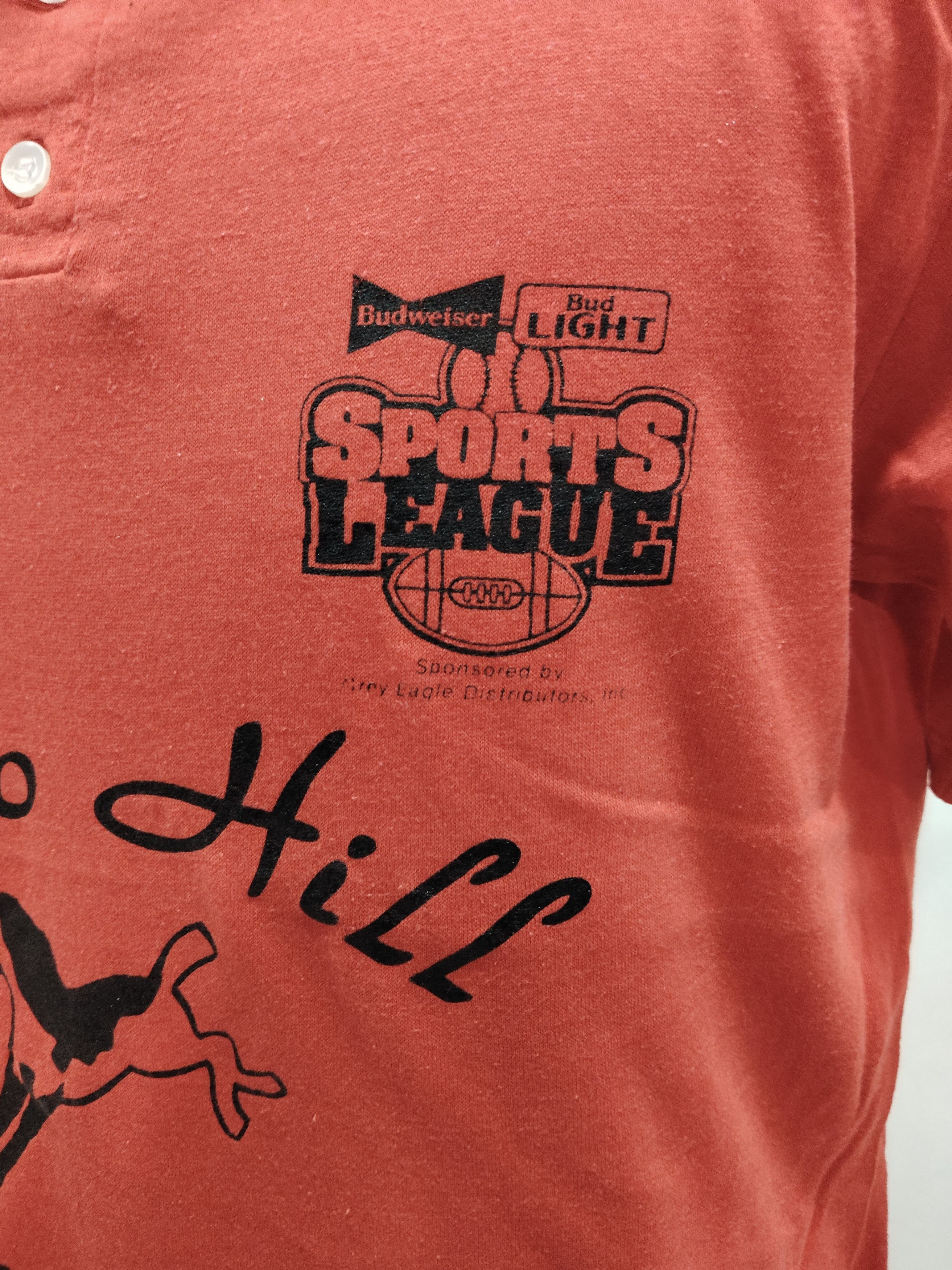 Planet Hollywood × Vintage Vintage 80s Pinto Hills Sport League Tshirt Size US L / EU 52-54 / 3 - 3 Thumbnail