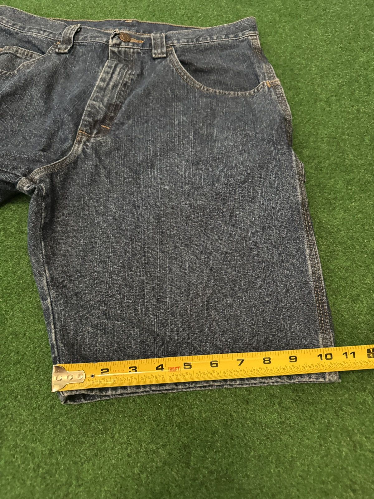 Wrangler Y2K Baggy Carpenter Jorts Denim Skater Grunge Shorts Size US 33 - 6 Thumbnail