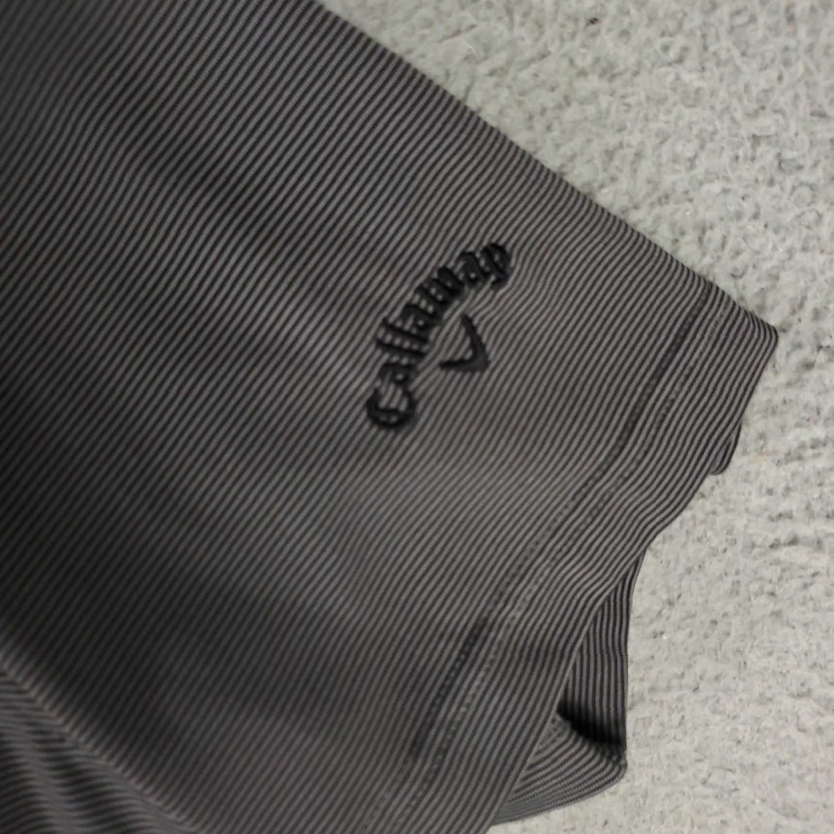 Callaway Callaway Polo Shirt Mens 2XL Gray Striped Opti Dri Fit Short Sleeve Polo Shirt Golf Classic Modern Size US XXL / EU 58 / 5 - 3 Thumbnail