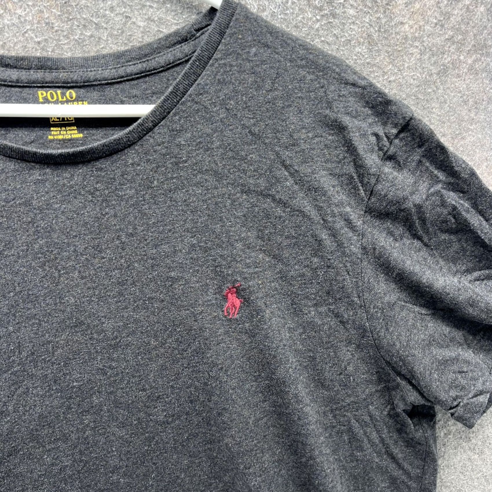 Polo Ralph Lauren Polo Ralph Lauren Shirt Mens XL Gray Crewneck Pony Heather Tee Casual Tagless Size US XL / EU 56 / 4 - 4 Thumbnail