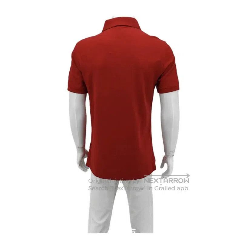 Burberry Burberry Red Cotton Men's Polo Shirt. Size US L / EU 52-54 / 3 - 2 Thumbnail
