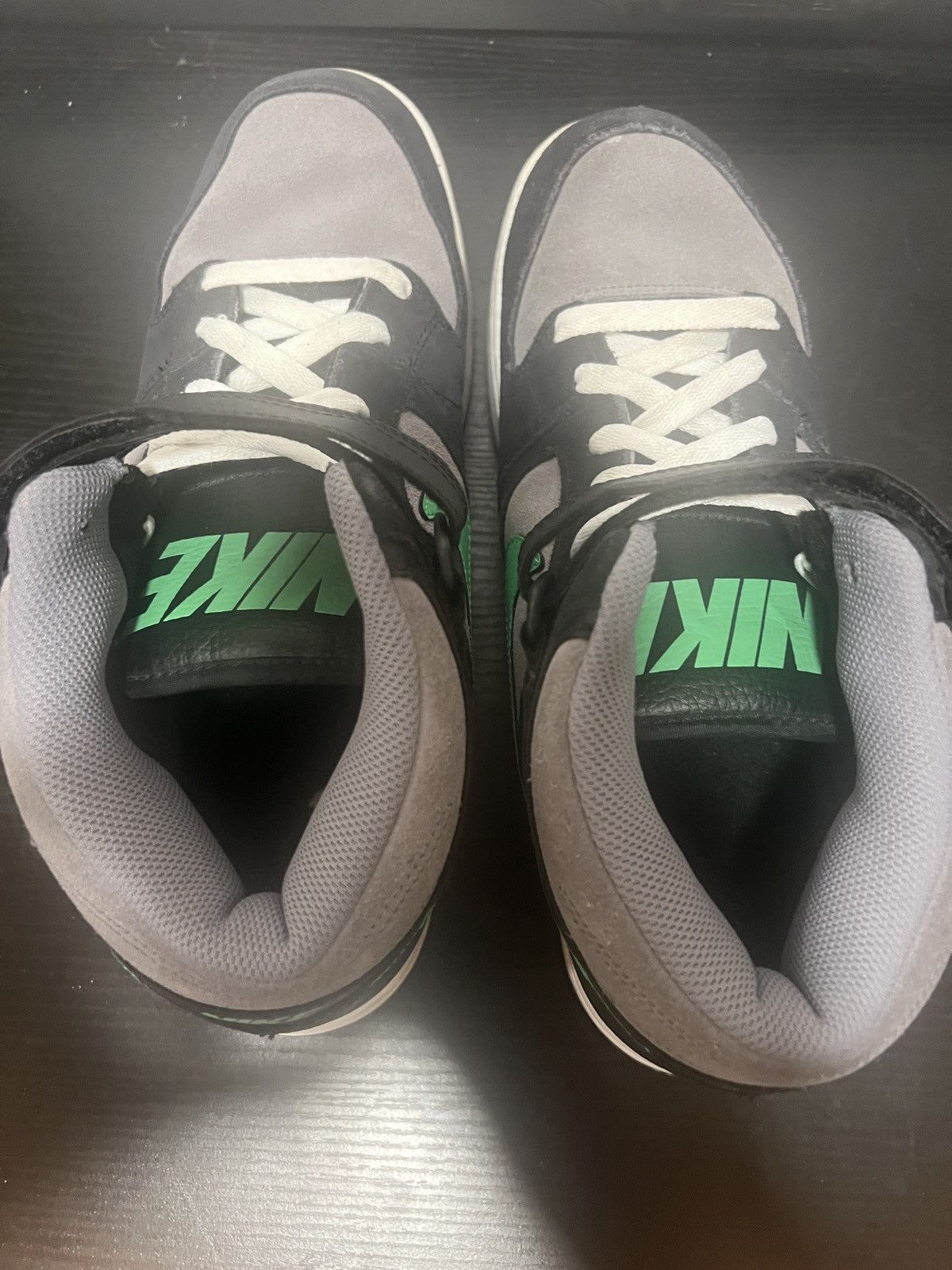 Nike SIZE 12 MEN - Nike Air Twilight Mid Black Green White Size US 12 / EU 45 - 5 Thumbnail