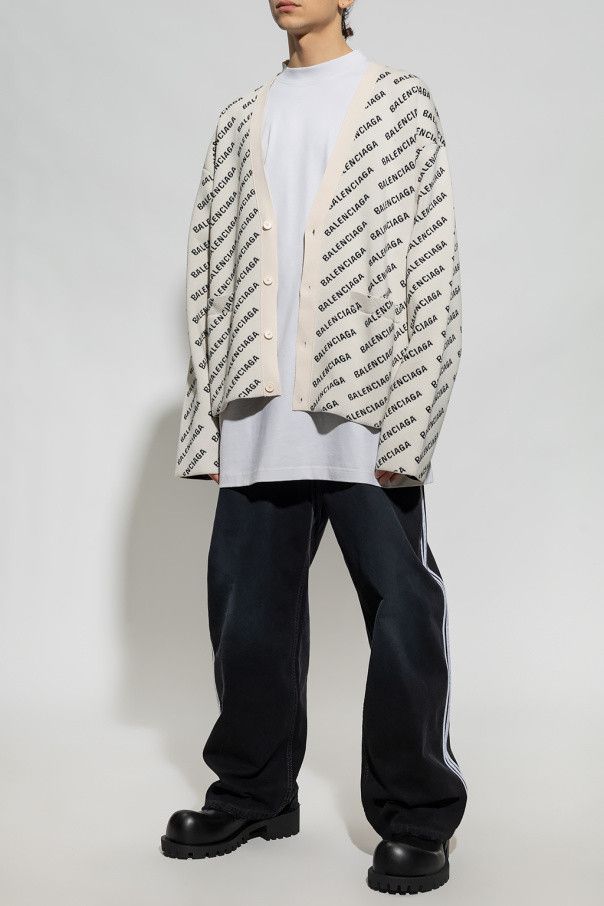 Balenciaga o1mt1gz0924 Gaffer T-Shirt Oversized in White Size US M / EU 48-50 / 2 - 2 Thumbnail