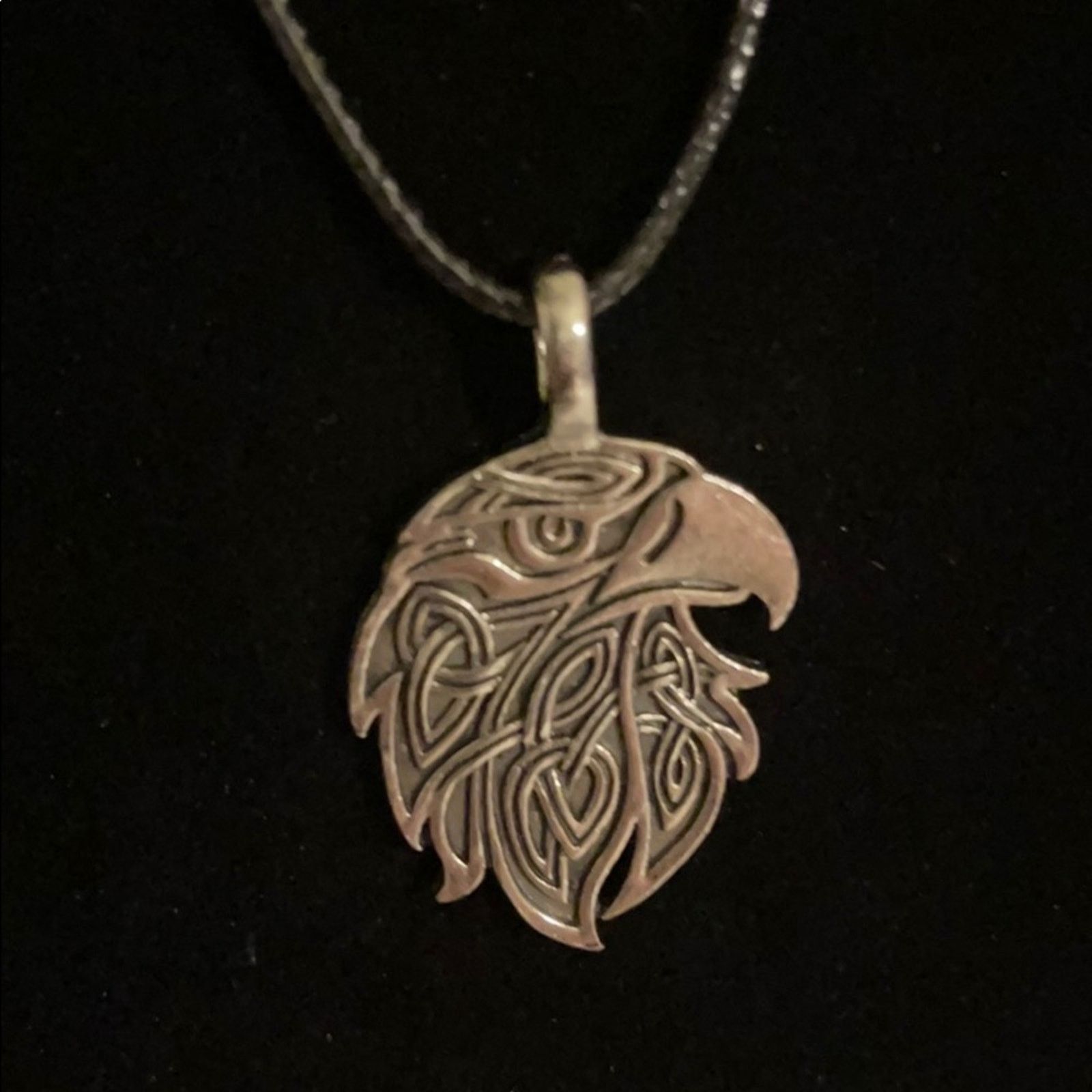 Other Boho Celtic Eagle Cord Necklace Size ONE SIZE - 2 Thumbnail