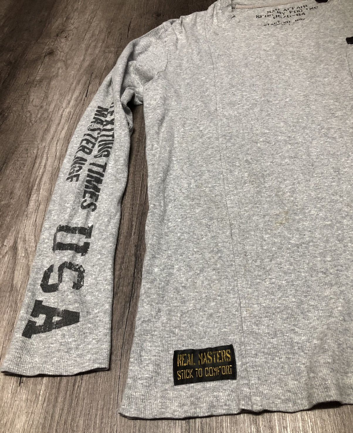 Vintage Vintage Real Masters Garment x Accomplish Long Sleeve Tshirt Size US M / EU 48-50 / 2 - 19 Thumbnail