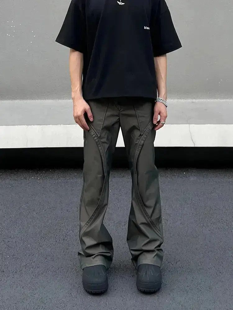 Japanese Brand × Vintage Straight leg micro flared casual pants Size US 30 / EU 46 - 3 Thumbnail