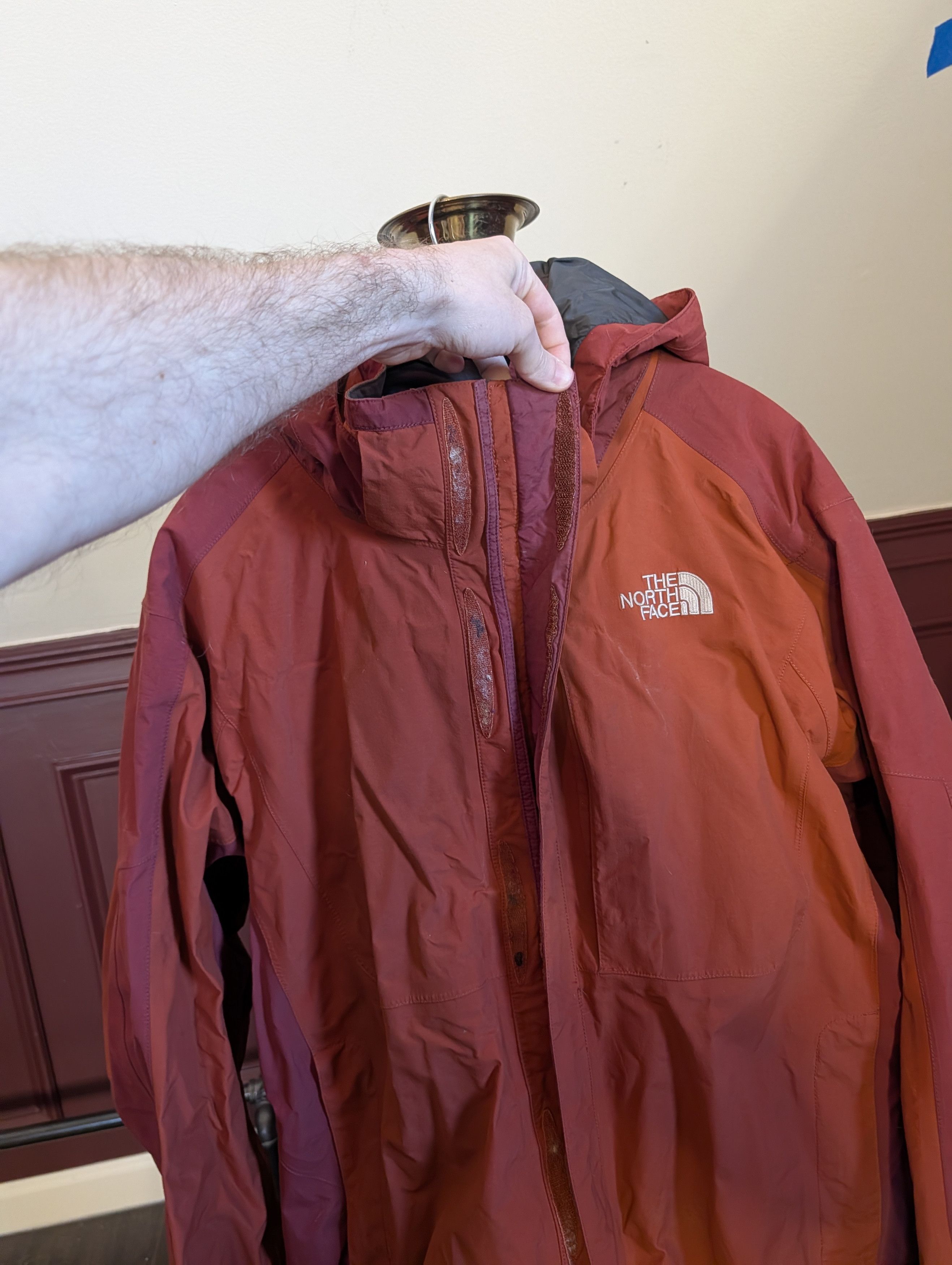 The North Face GORE TEX Orange 2005 Zip-Up Parka Coat Nylon Shell Size US XL / EU 56 / 4 - 6 Thumbnail