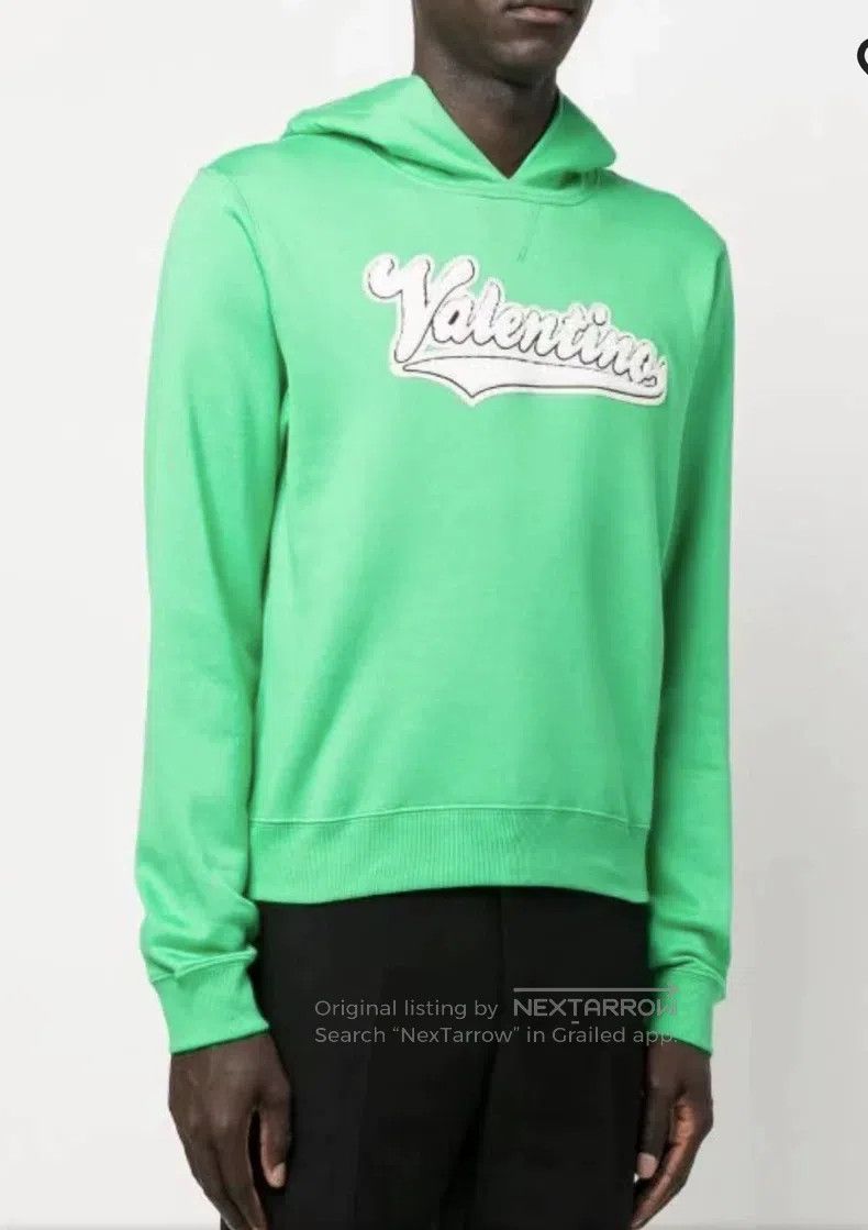 Valentino Valentino Genuine green hooded sweatshirt Size US M / EU 48-50 / 2 - 9 Thumbnail
