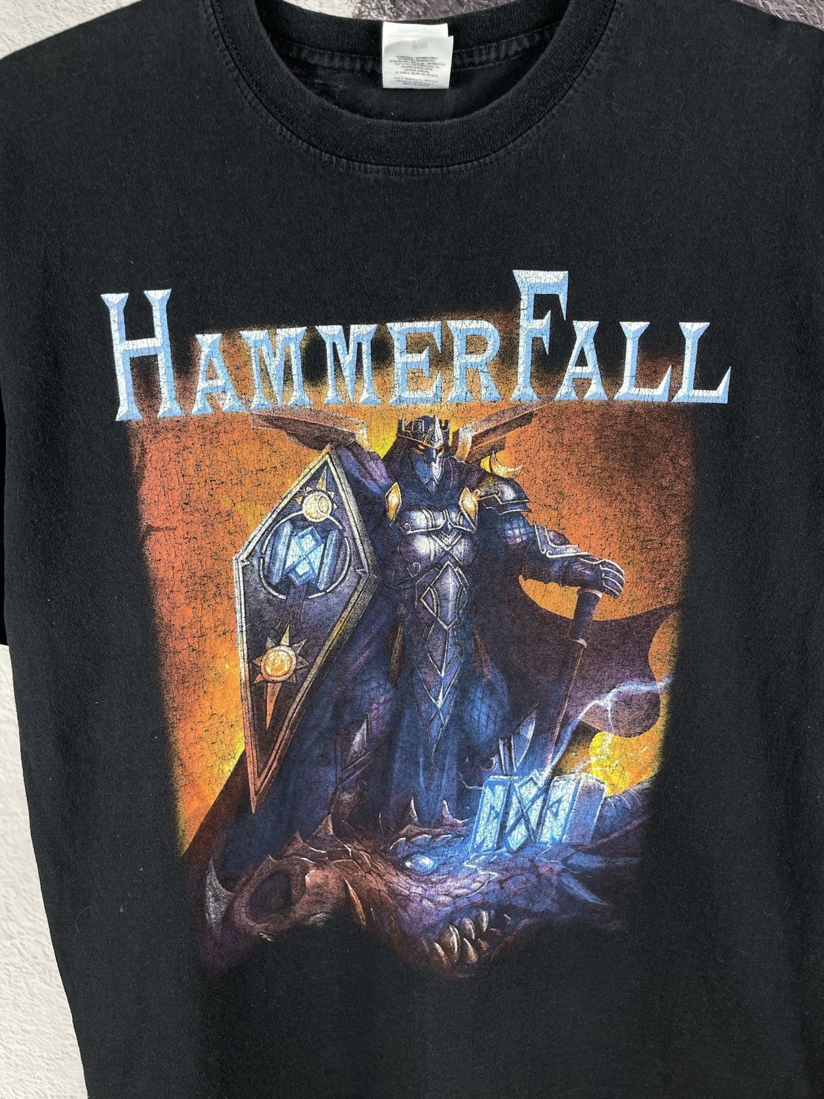 Band Tees HammerFall Hammer High until I die vintage band tee shirt Size US L / EU 52-54 / 3 - 4 Thumbnail