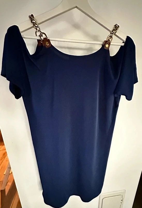 Michael Kors Michael kors medium navy gold dress Size M / US 6-8 / IT 42-44 - 2 Thumbnail