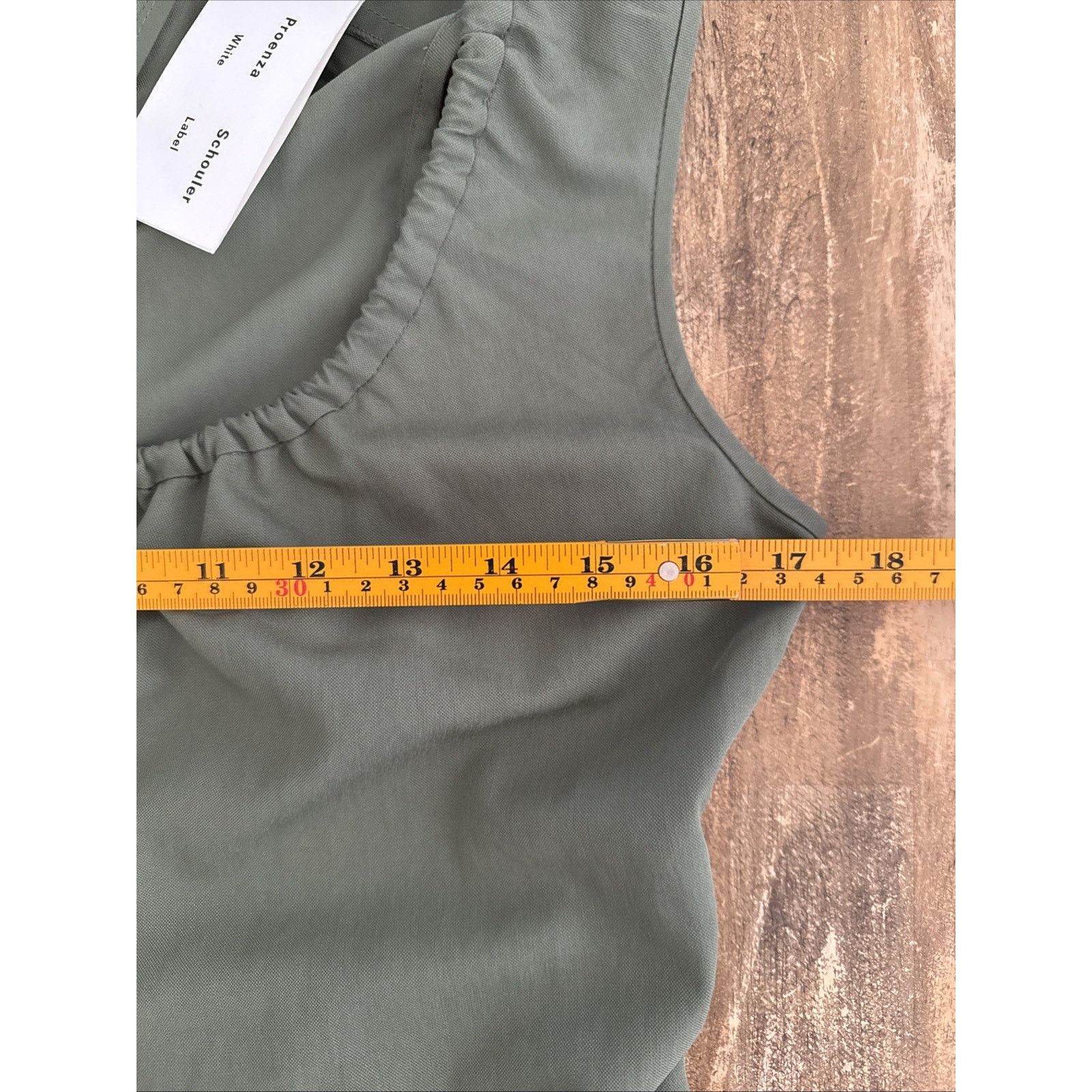 Proenza Schouler Proenza Schouler White Label Drawstring Midi Dress Green 6 Size M / US 6-8 / IT 42-44 - 6 Thumbnail