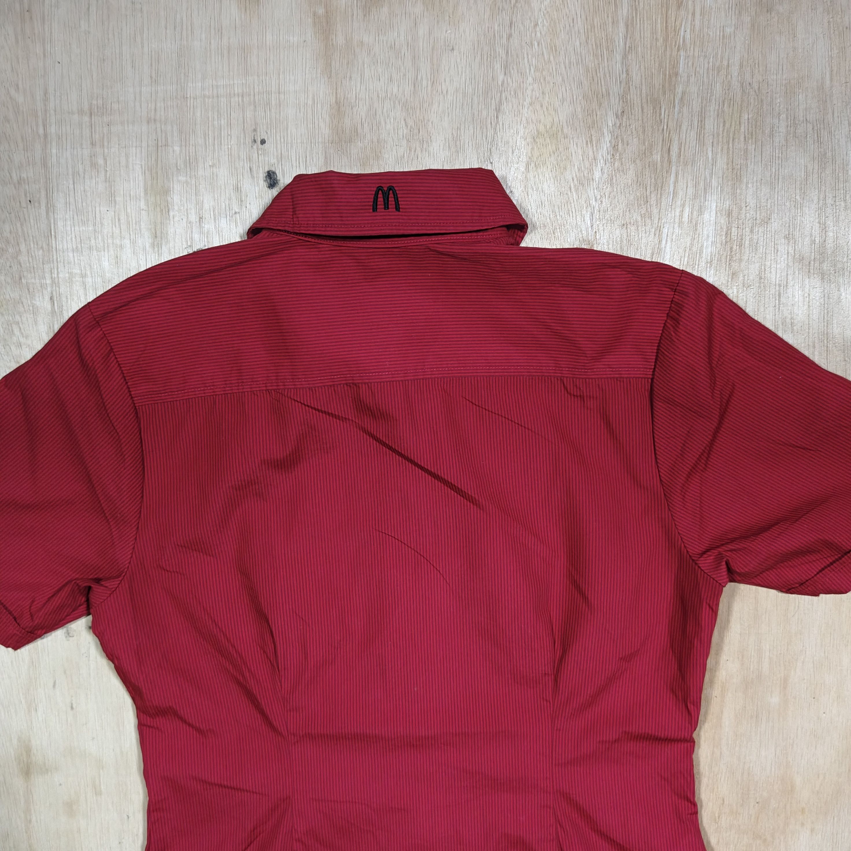 Other McDonald's Apparel Collection Red Pinstripe Uniform Shirt Size L / US 10 / IT 46 - 8 Thumbnail