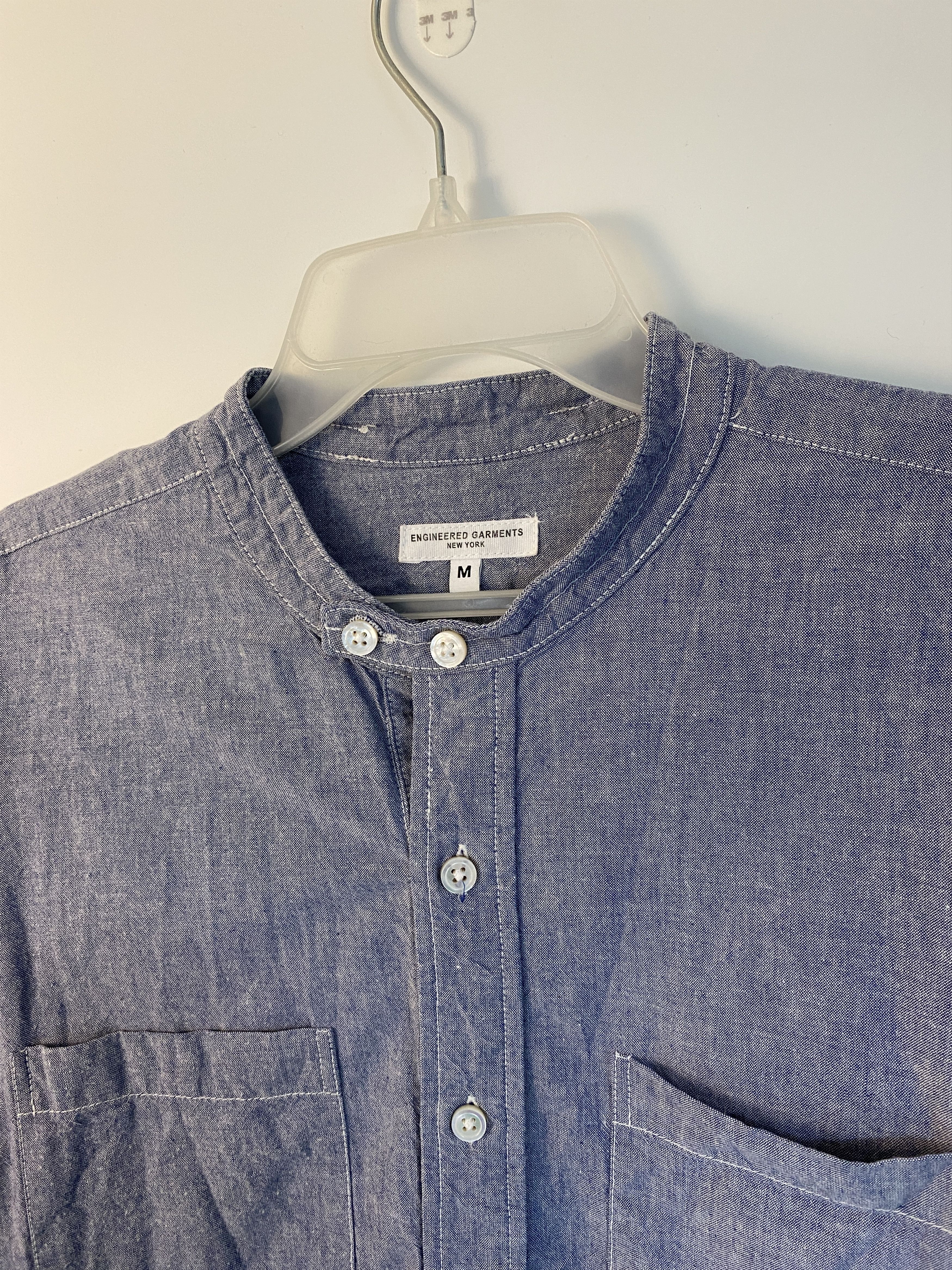 Engineered Garments banded collar long shirt Size US M / EU 48-50 / 2 - 3 Thumbnail