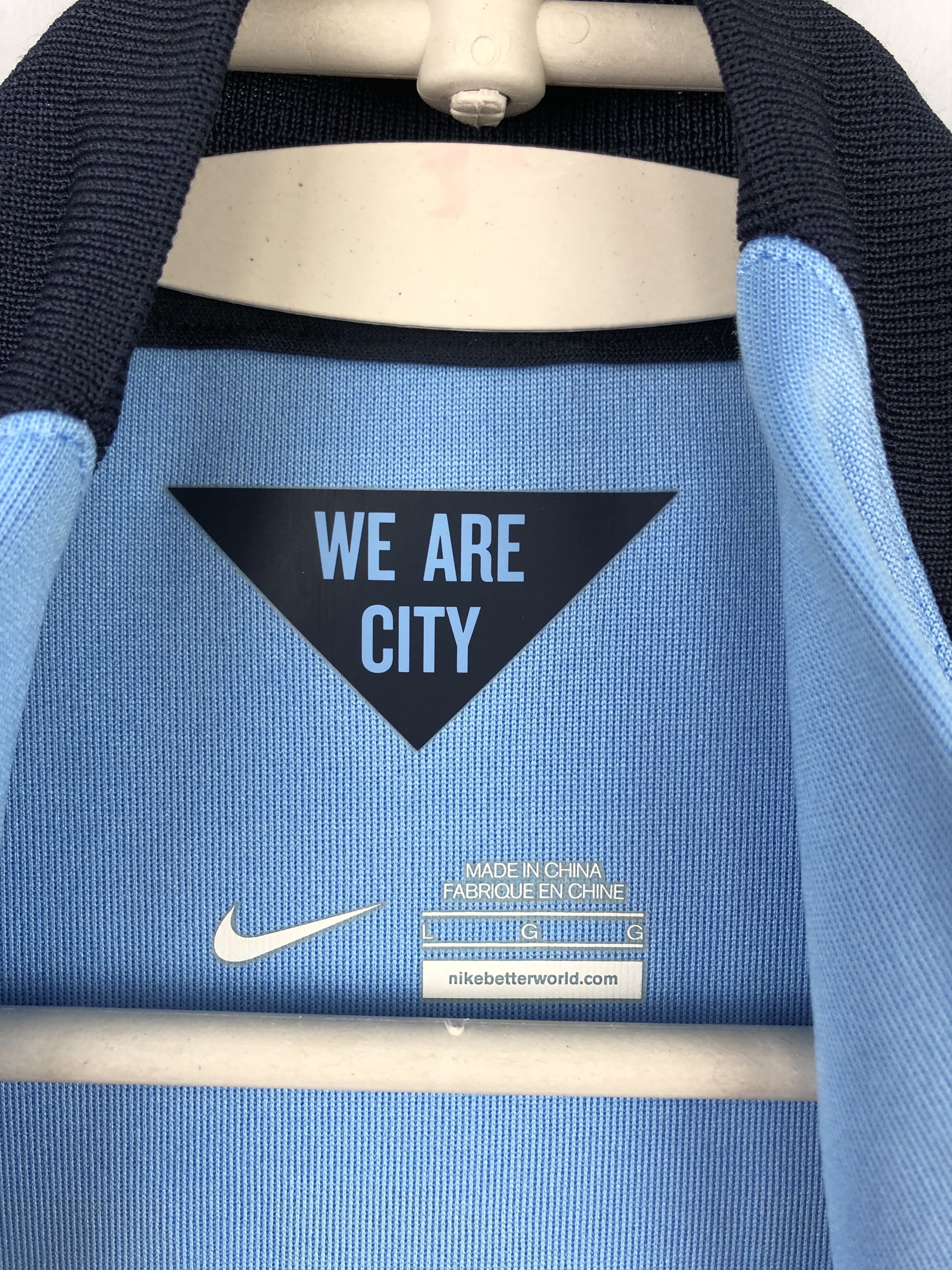 Nike Manchester City Football Nike Jacket Soccer Track Top Rare Size US L / EU 52-54 / 3 - 9 Thumbnail