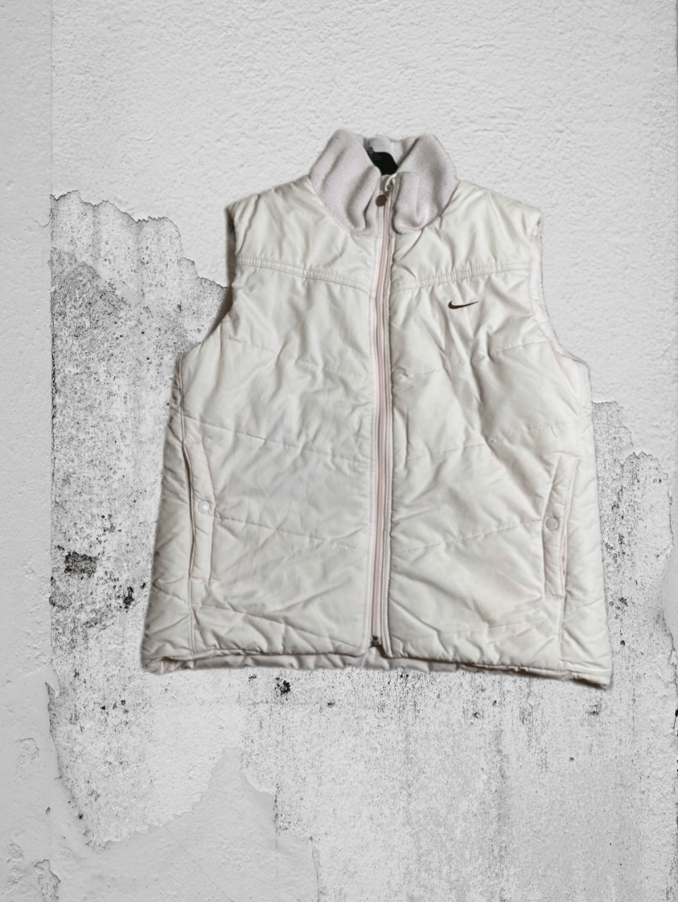 Nike × Vintage Vintage Nike 90’s Y2K Style Red Drill Down Vest Puffer Size US M / EU 48-50 / 2 - 1 Thumbnail
