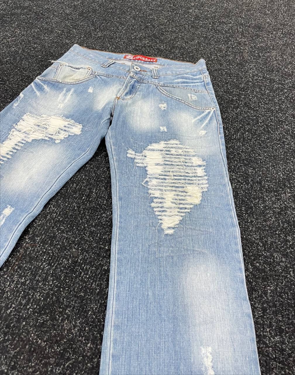 Hysteric Glamour × If Six Was Nine × Le Grande Bleu (L.G.B.) VINTAGE: • HYSTERIC GLAMOUR BALENCIAGA STYLE FLARED PANTS Size US 32 / EU 48 - 4 Thumbnail