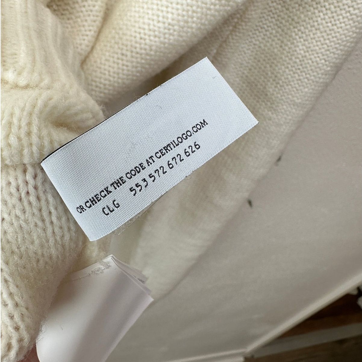 Off-White Off-White Reverse Arrow Diag Knit Crew Sweater White / Green Size US XL / EU 56 / 4 - 11 Thumbnail