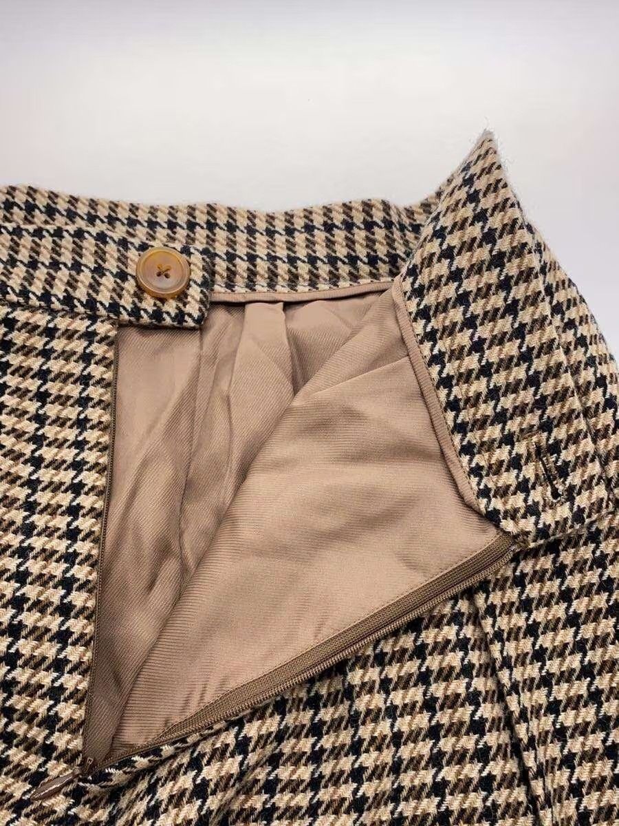 Vivienne Westwood Houndstooth Wool Pleated Skirt Size 28" / US 6 / IT 42 - 3 Thumbnail