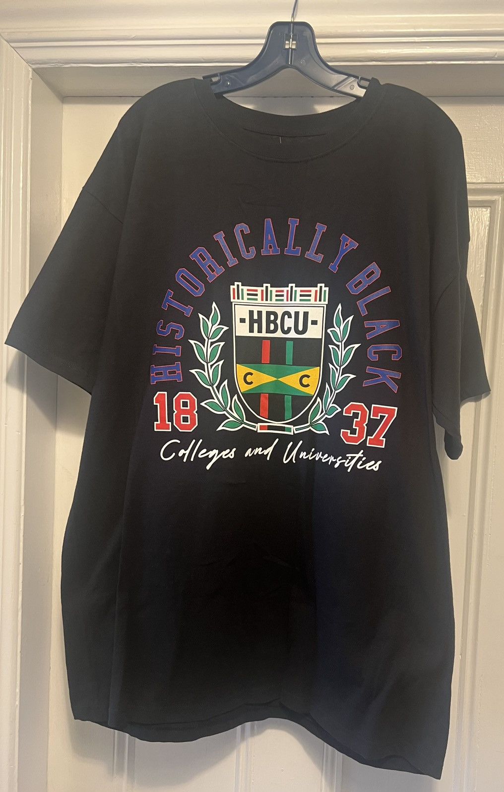 Cross Colours Authentic Cross Colours HBCU 1837 tee t-shirt black XL Size US XL / EU 56 / 4 - 1 Thumbnail
