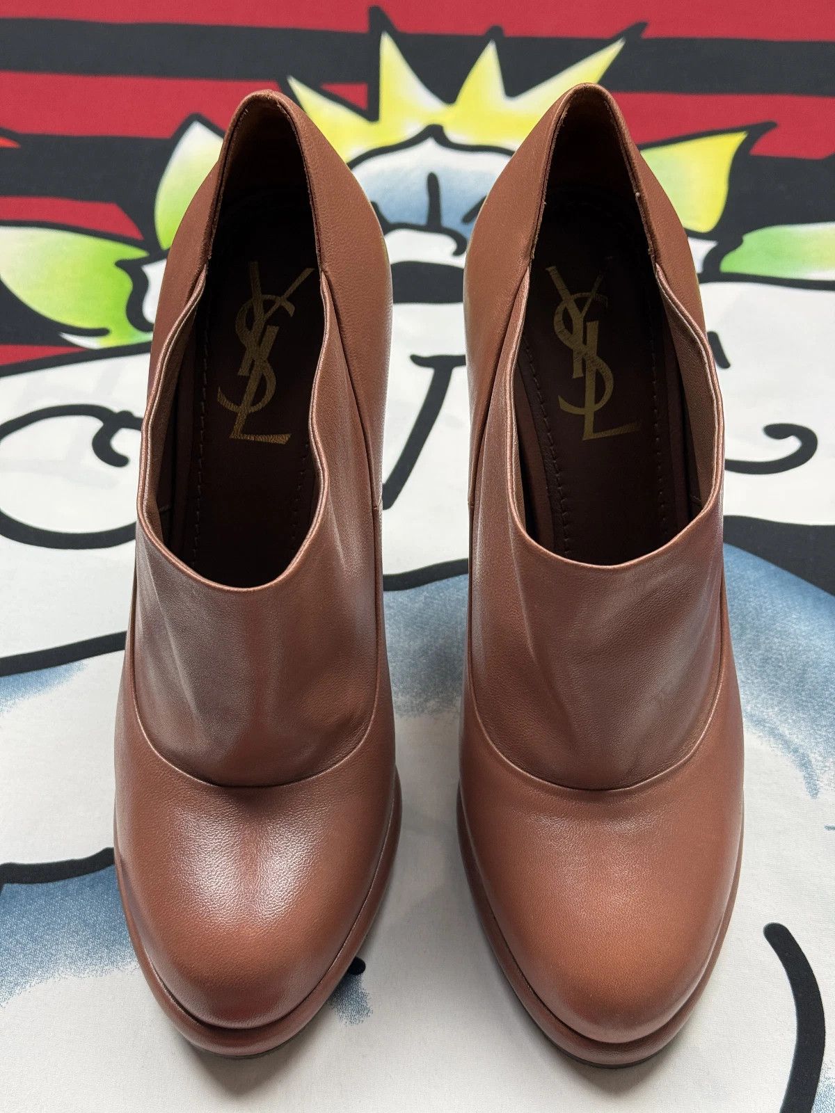 Yves Saint Laurent Yves Saint Laurent Paris Luxury Heels shoes size 38 Size US 8.5 / IT 38.5 - 2 Thumbnail