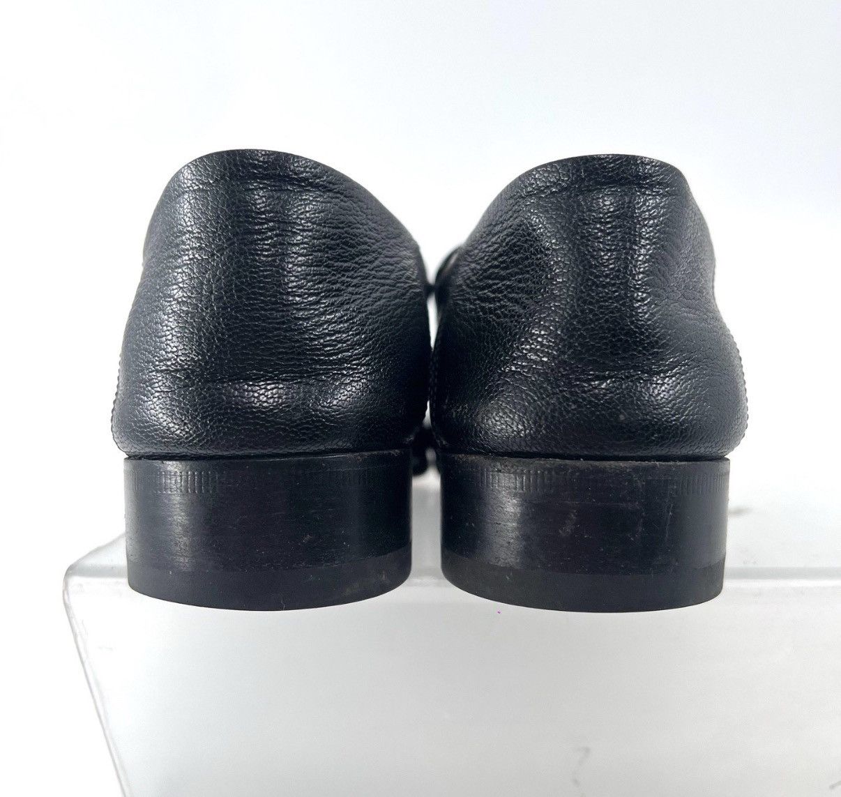 Gucci Gucci Women's Black Horsebit Convertible Heel Loafers K12 Size US 5 / IT 35 - 3 Thumbnail