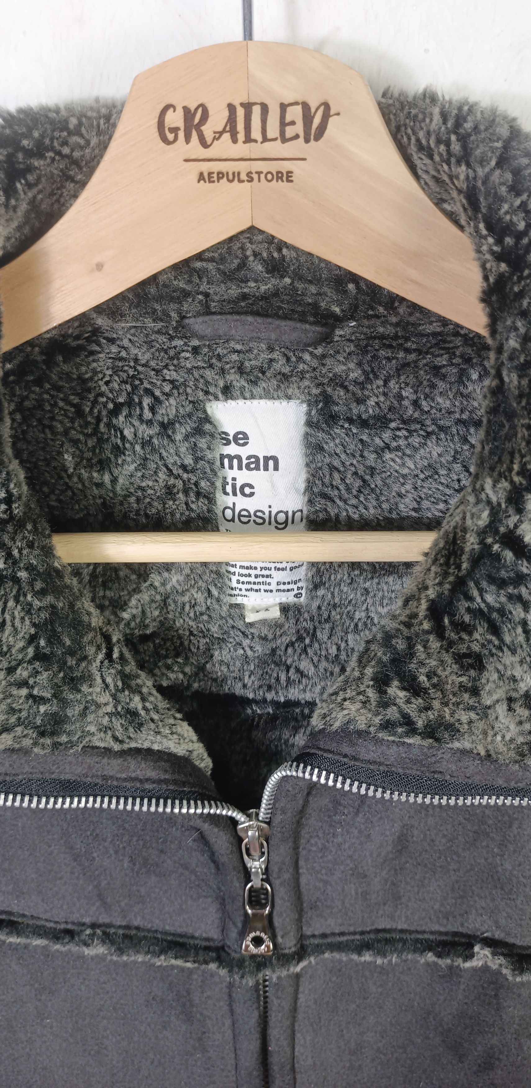 semanticdesign Semantic Design Burn Waxed Fur Jacket Size US M / EU 48-50 / 2 - 10 Thumbnail